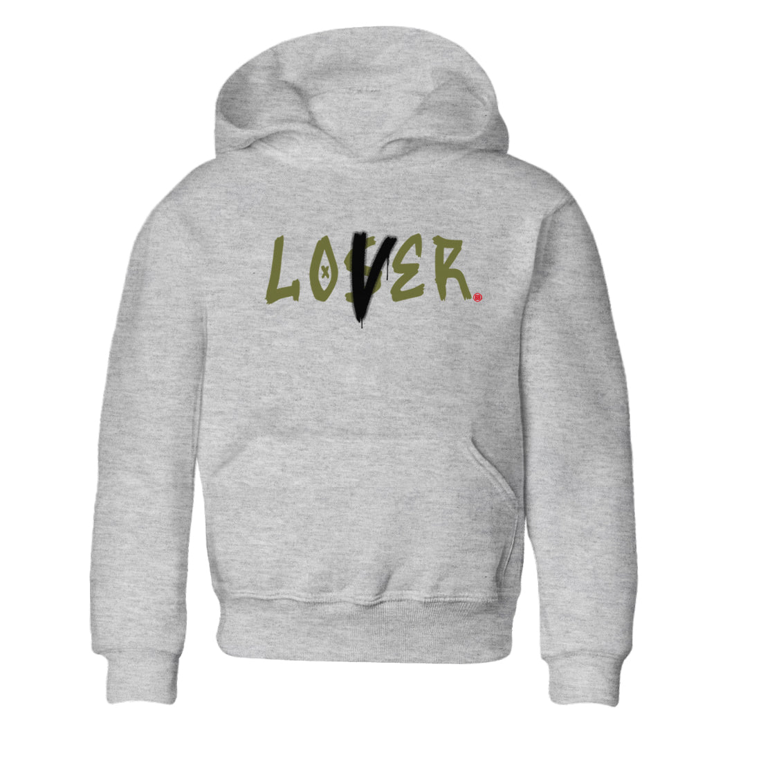 Loser Lover snkmatch Tees Kids - Air Jordan 1 Travis Scott Medium Olive
