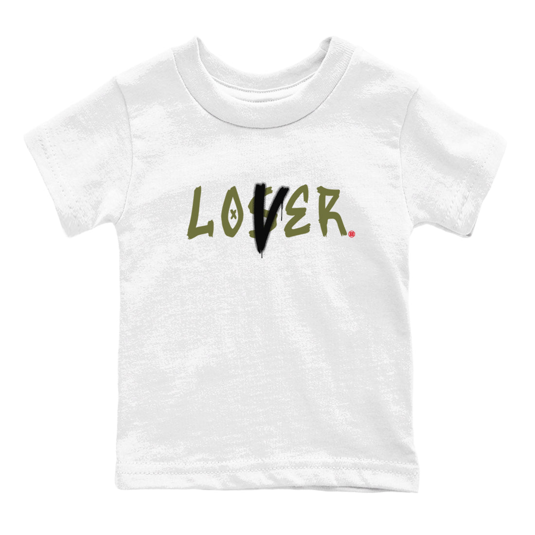 Loser Lover snkmatch Tees Kids - Air Jordan 1 Travis Scott Medium Olive