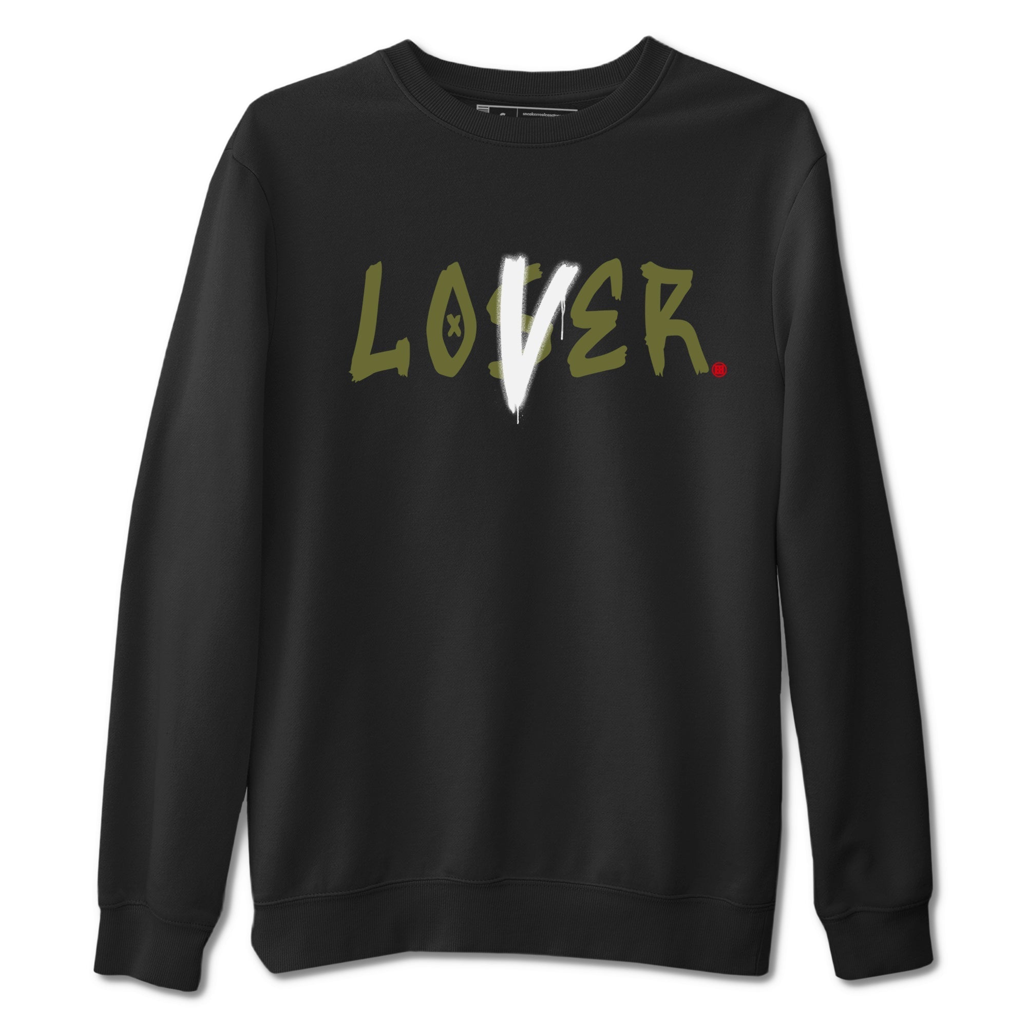 Loser Lover snkmatch Tees - Air Jordan 1 Travis Scott Medium Olive