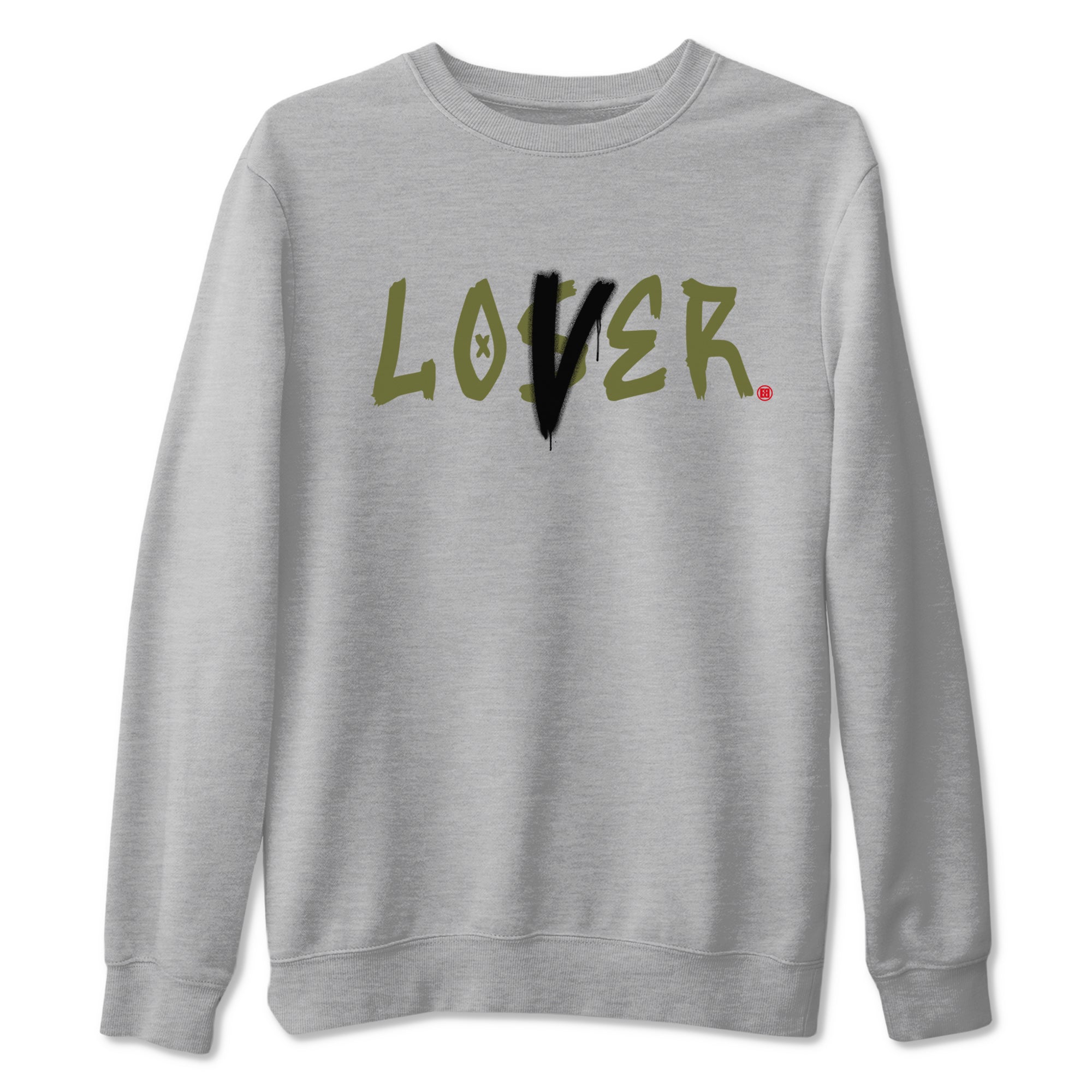 Loser Lover snkmatch Tees - Air Jordan 1 Travis Scott Medium Olive