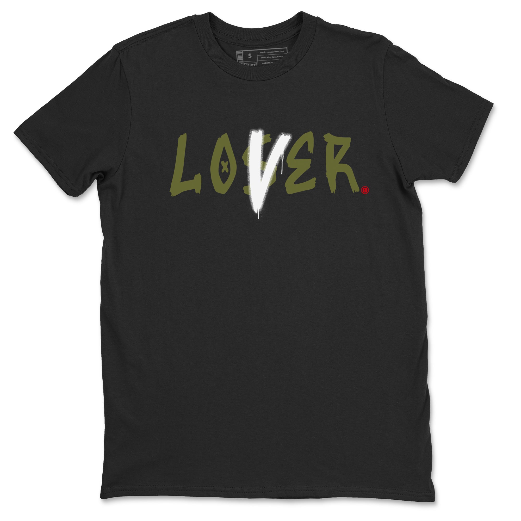 Loser Lover snkmatch Tees - Air Jordan 1 Travis Scott Medium Olive
