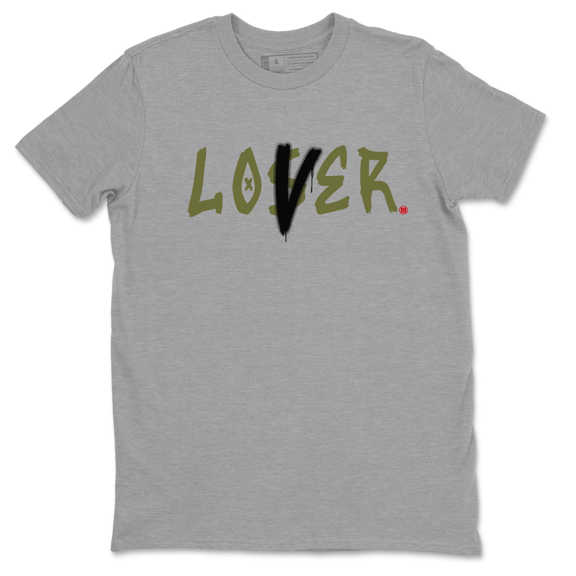 Loser Lover snkmatch Tees - Air Jordan 1 Travis Scott Medium Olive