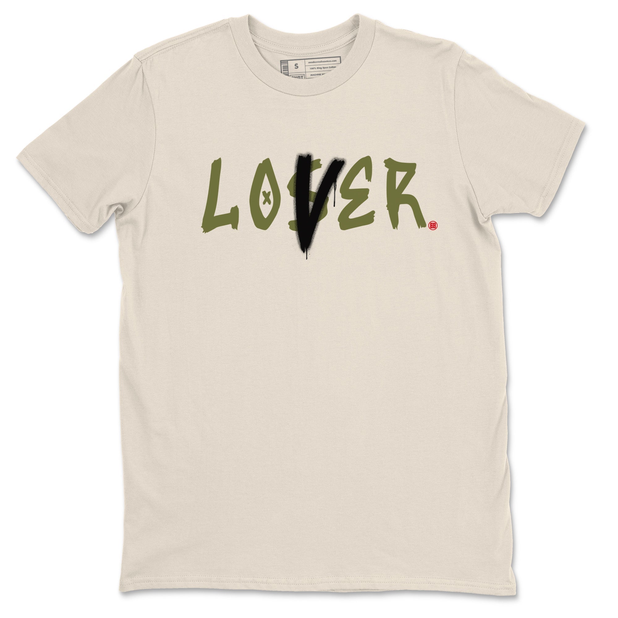 Loser Lover snkmatch Tees - Air Jordan 1 Travis Scott Medium Olive