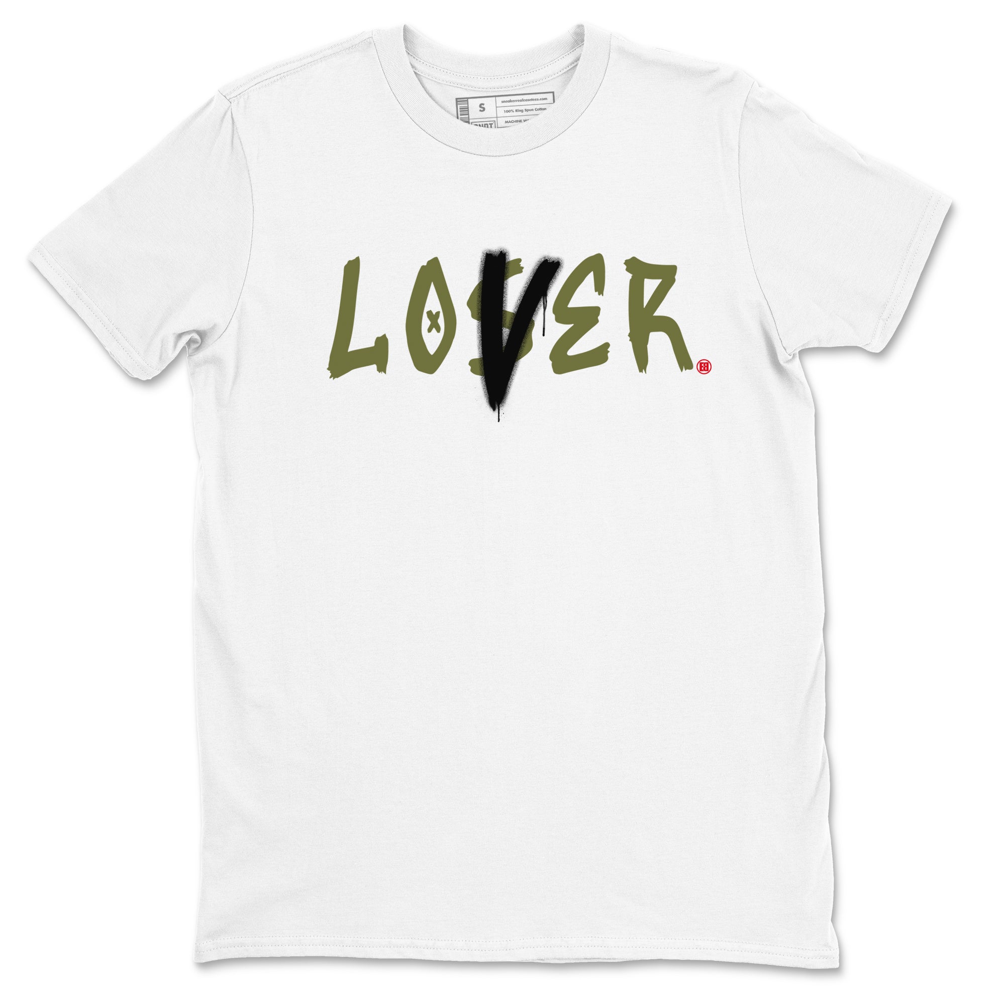 Loser Lover snkmatch Tees - Air Jordan 1 Travis Scott Medium Olive