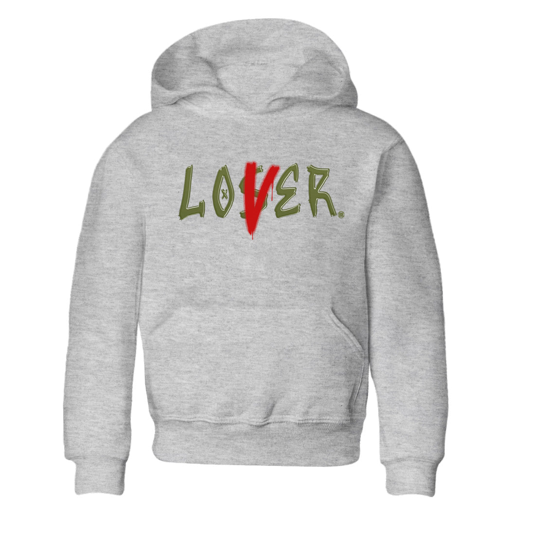 Loser Lover Kids Tops - Air Jordan 1 Travis Scott Olive