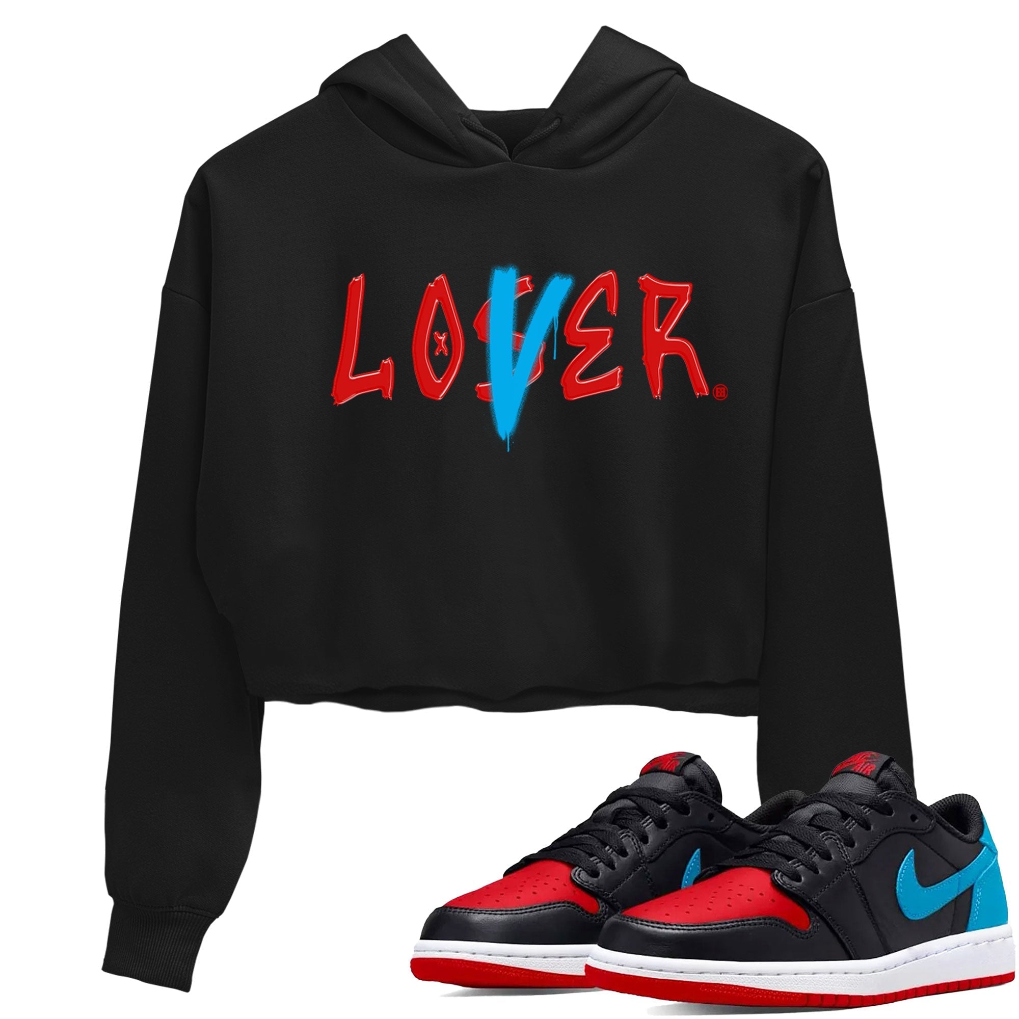 Loser Lover Women's Tops - Air Jordan 1 UNC to Chicago