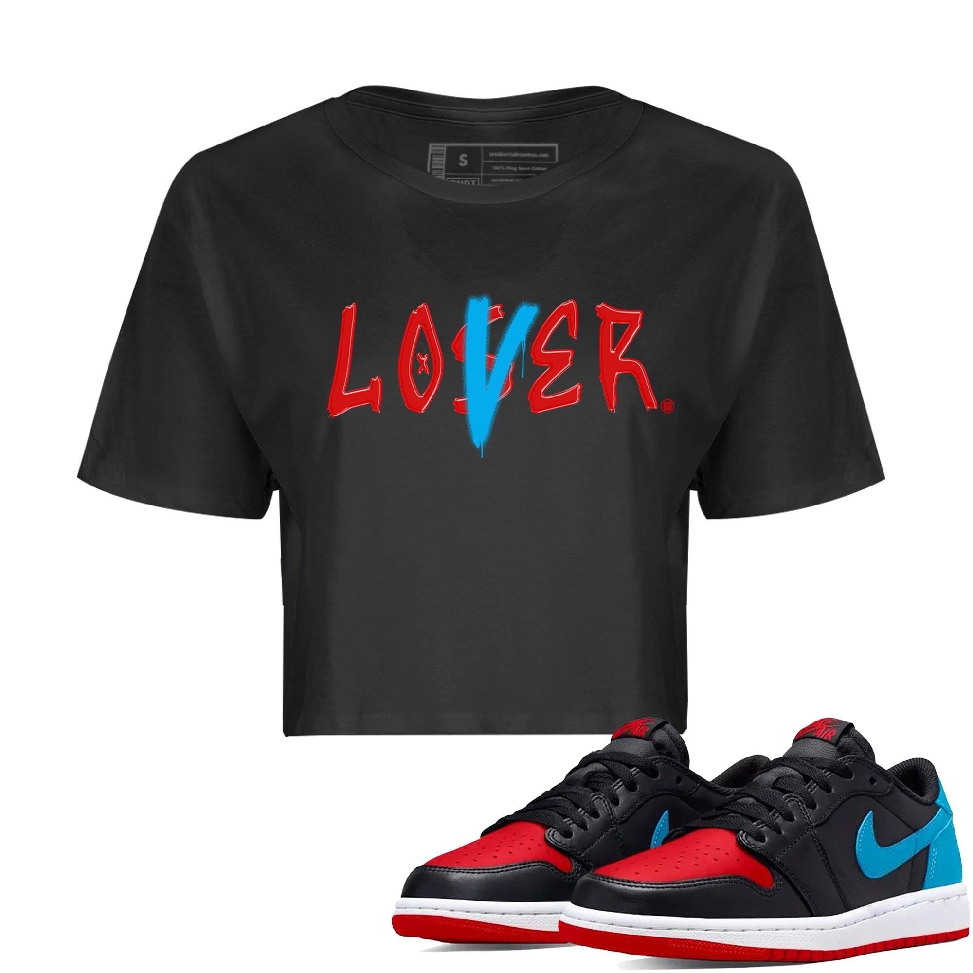 Loser Lover Women's Tops - Air Jordan 1 UNC to Chicago