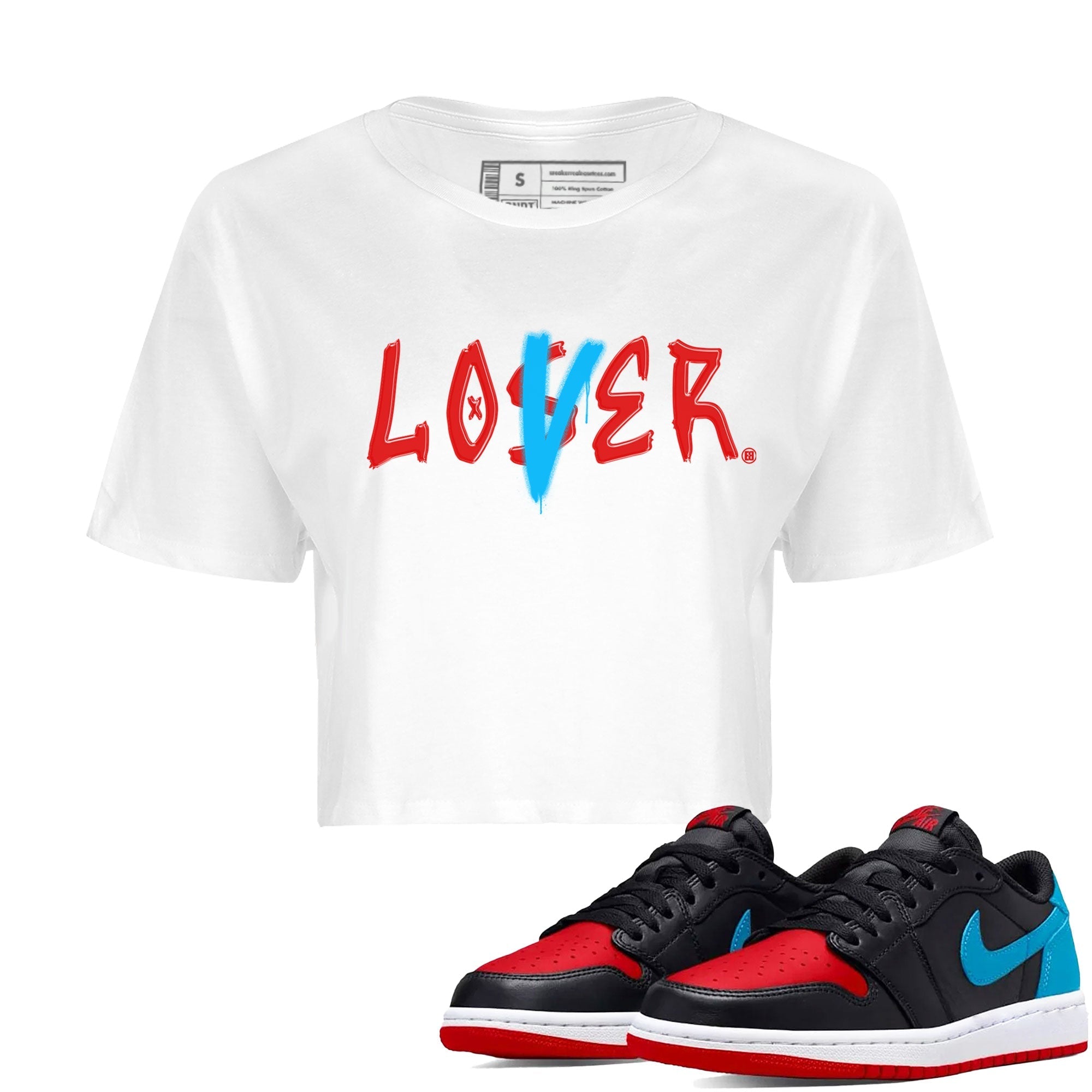 Loser Lover Women's Tops - Air Jordan 1 UNC to Chicago