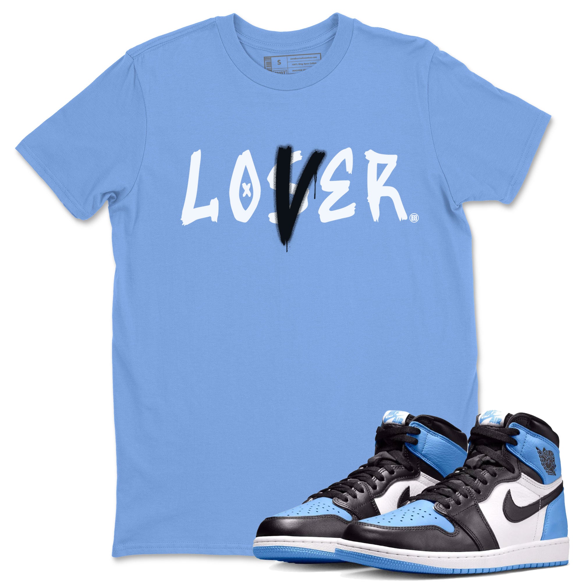 Loser Lover snkmatch Tee - Air Jordan 1 UNC Toe