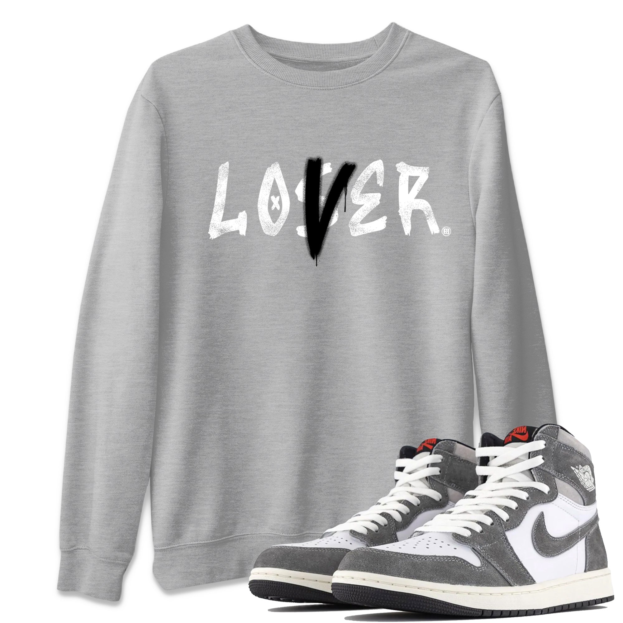 Loser Lover Unisex Tops - Air Jordan 1 Washed Heritage