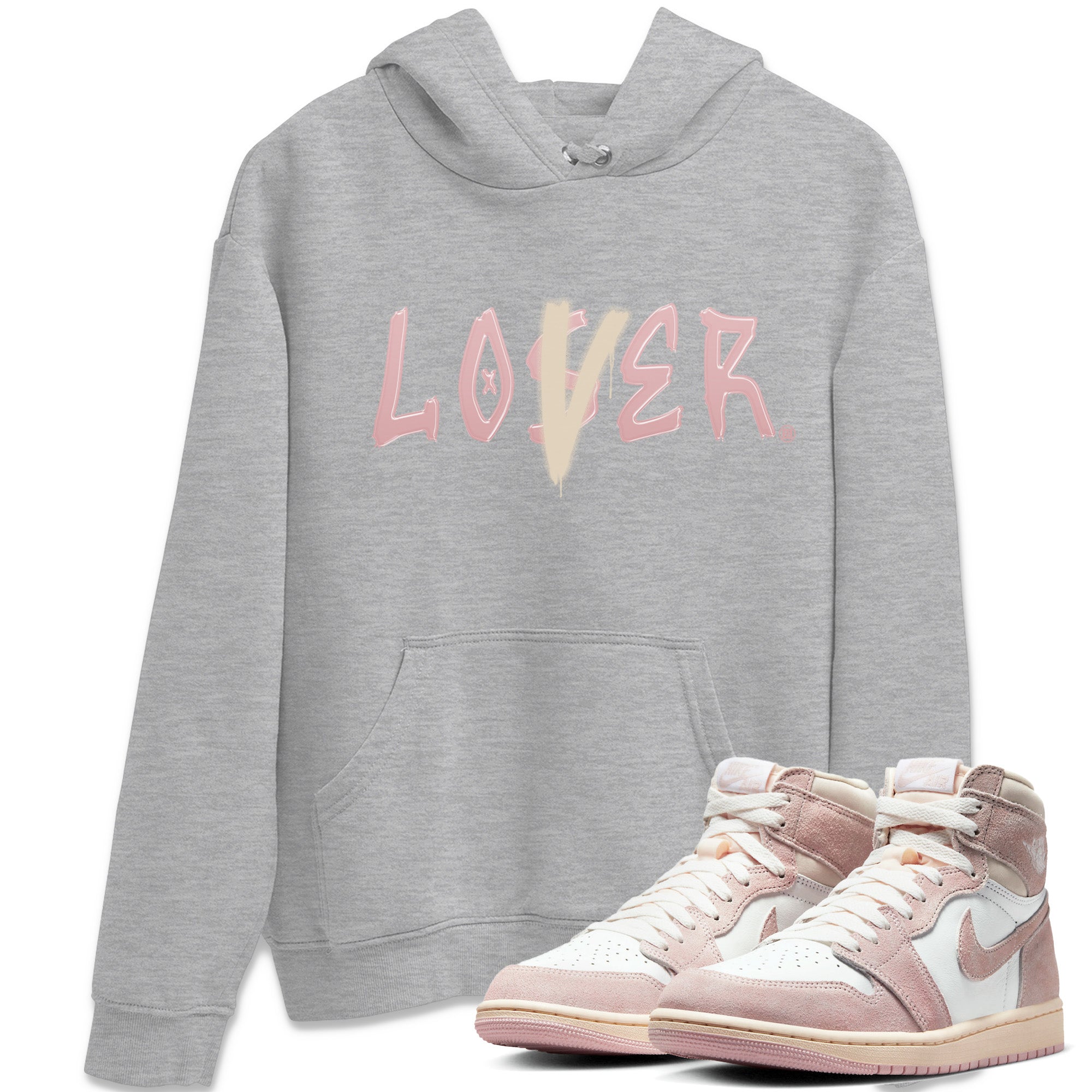 Loser Lover Unisex Tops - Air Jordan 1 Washed Pink