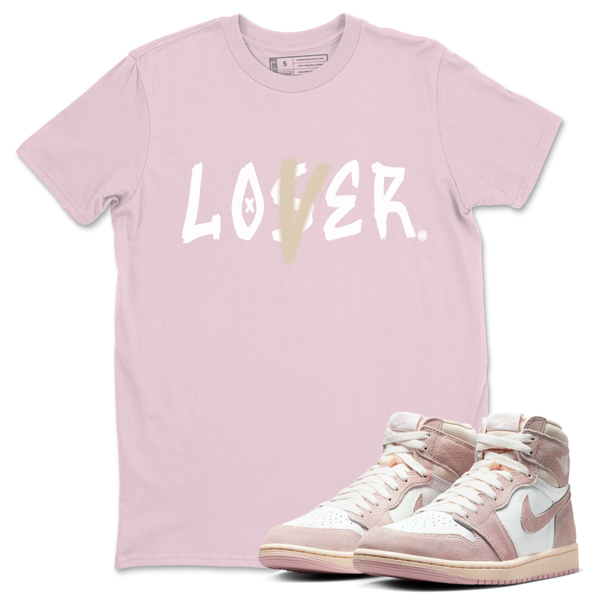 Loser Lover Unisex Tops - Air Jordan 1 Washed Pink