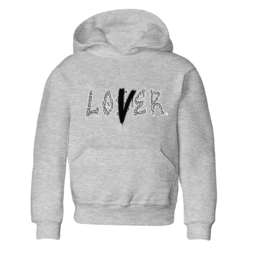 Loser Lover Kids Tops - Air Jordan 1 White Cement