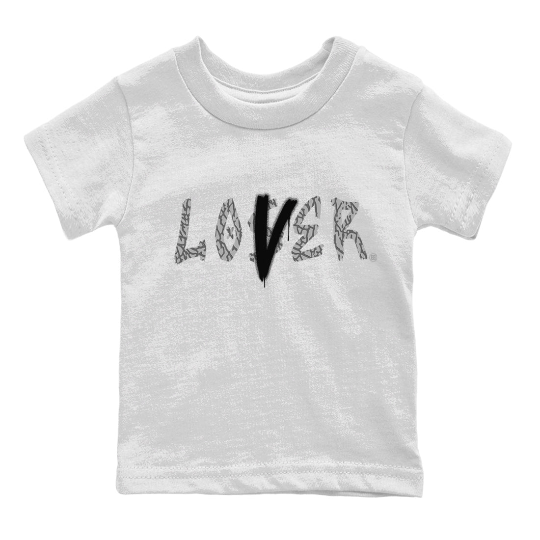Loser Lover Kids Tops - Air Jordan 1 White Cement