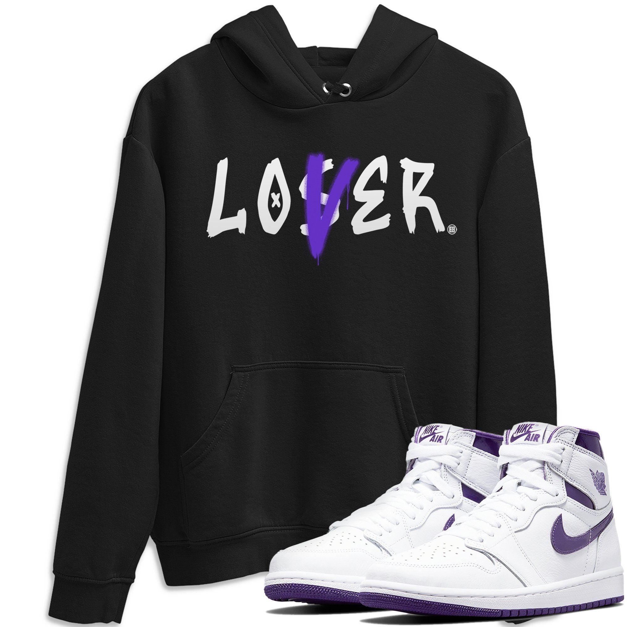 Loser Lover Unisex Tops - Air Jordan 1 WMNS Court Purple