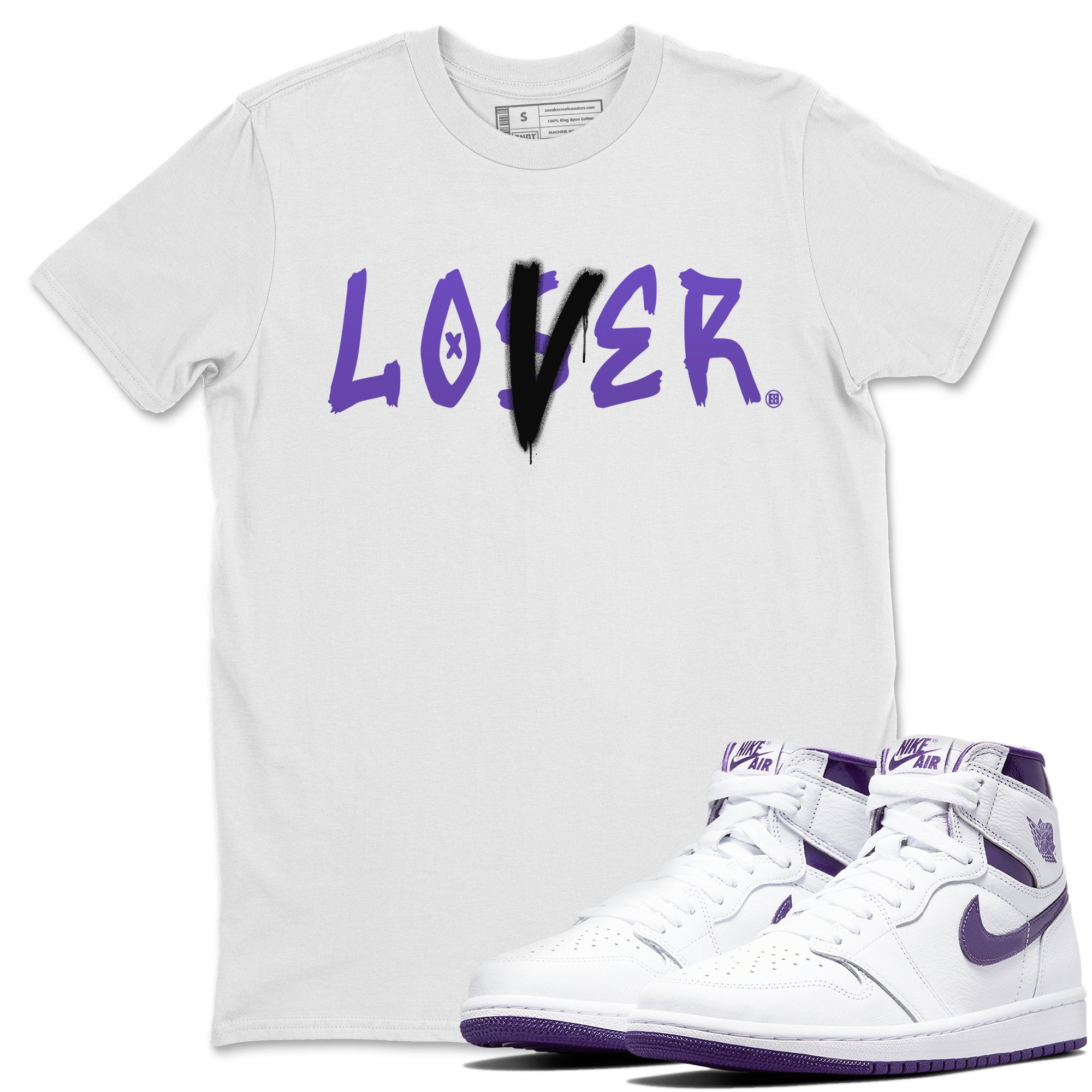 Loser Lover Unisex Tops - Air Jordan 1 WMNS Court Purple