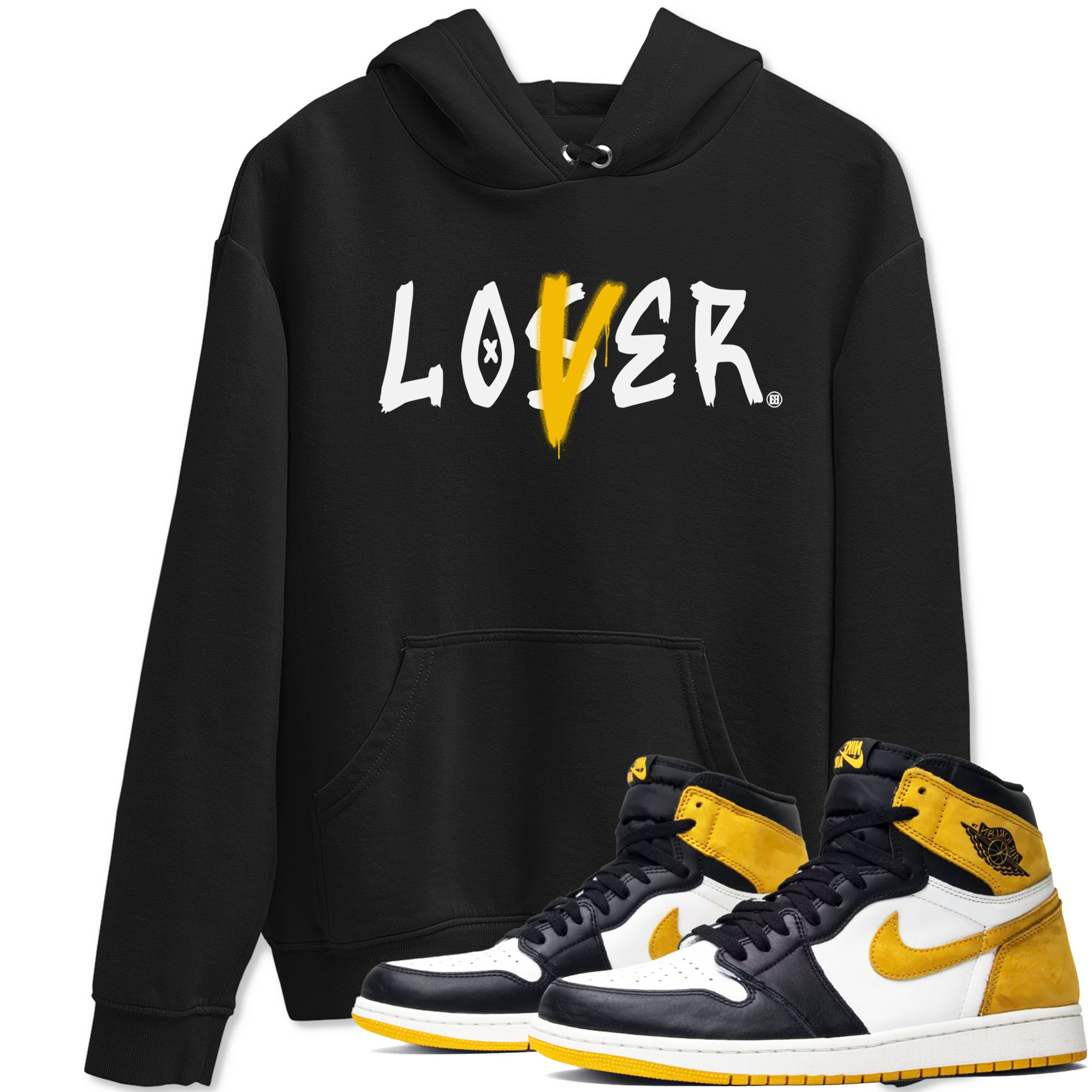 Loser Lover snkmatch Tees - Air Jordan 1 Yellow Ochre