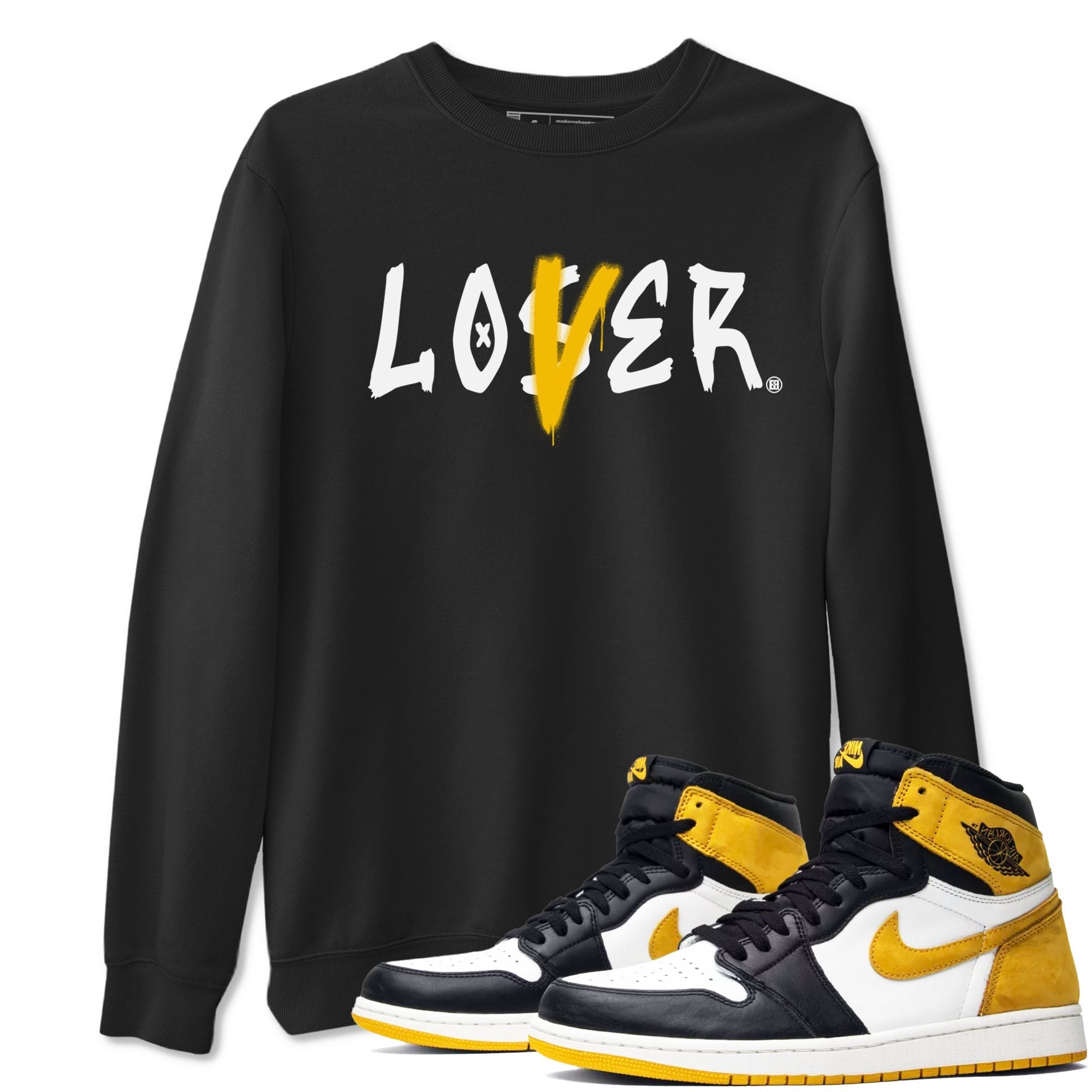 Loser Lover snkmatch Tees - Air Jordan 1 Yellow Ochre
