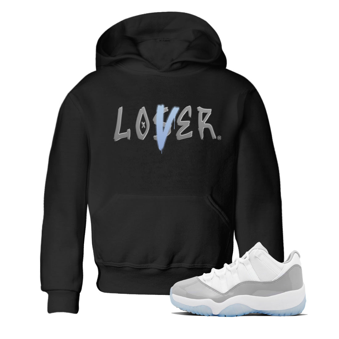 Loser Lover Kids Tops - Air Jordan 11 White Cement