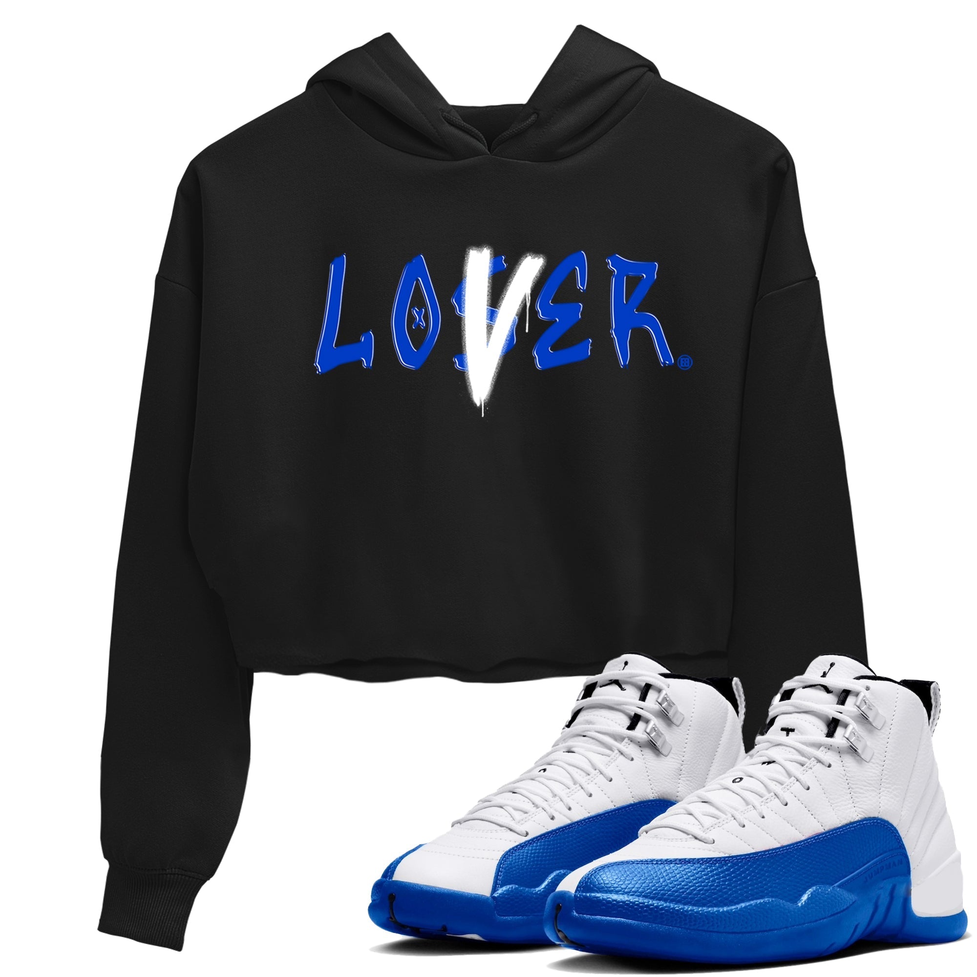 Loser Lover snkmatch Women's Top - Air Jordan 12 Blueberry