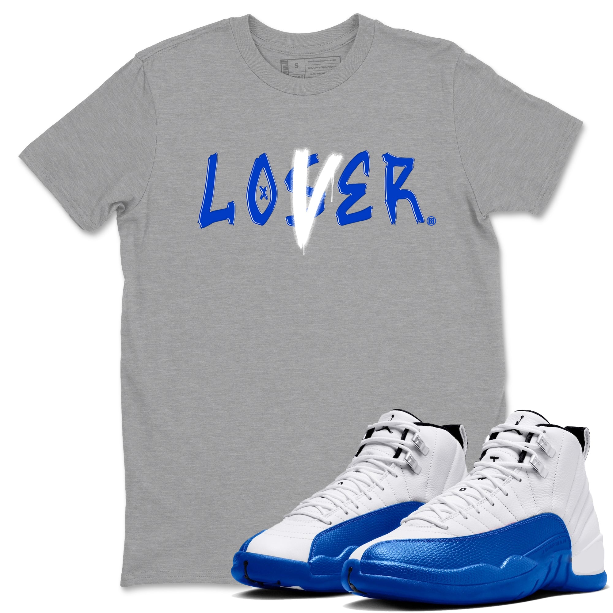 Loser Lover snkmatch Tees - Air Jordan 12 Blueberry