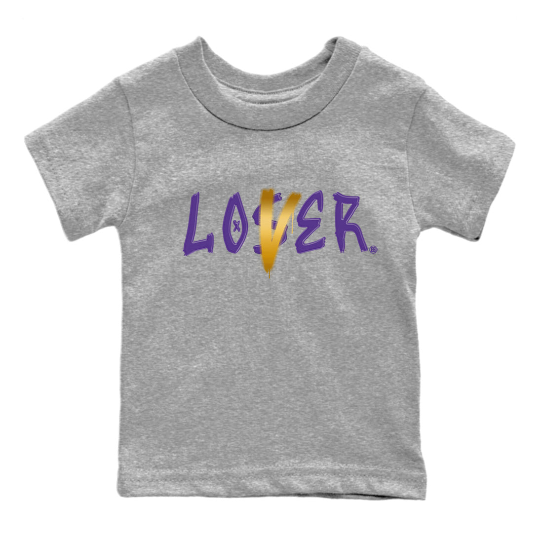 Loser Lover Kids Tops - Air Jordan 12 Field Purple