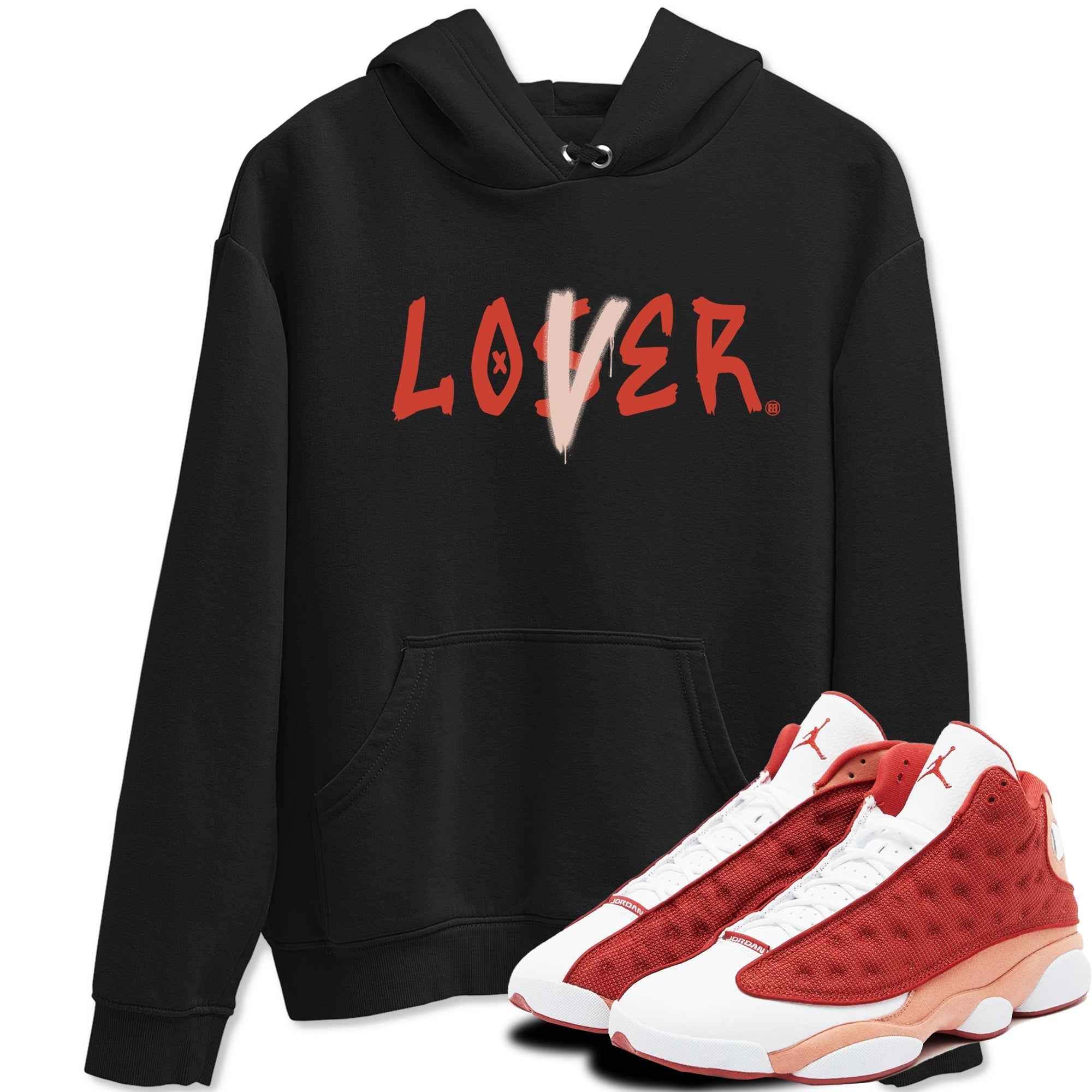 Loser Lover snkmatch Tees - Air Jordan 13 Dune Red