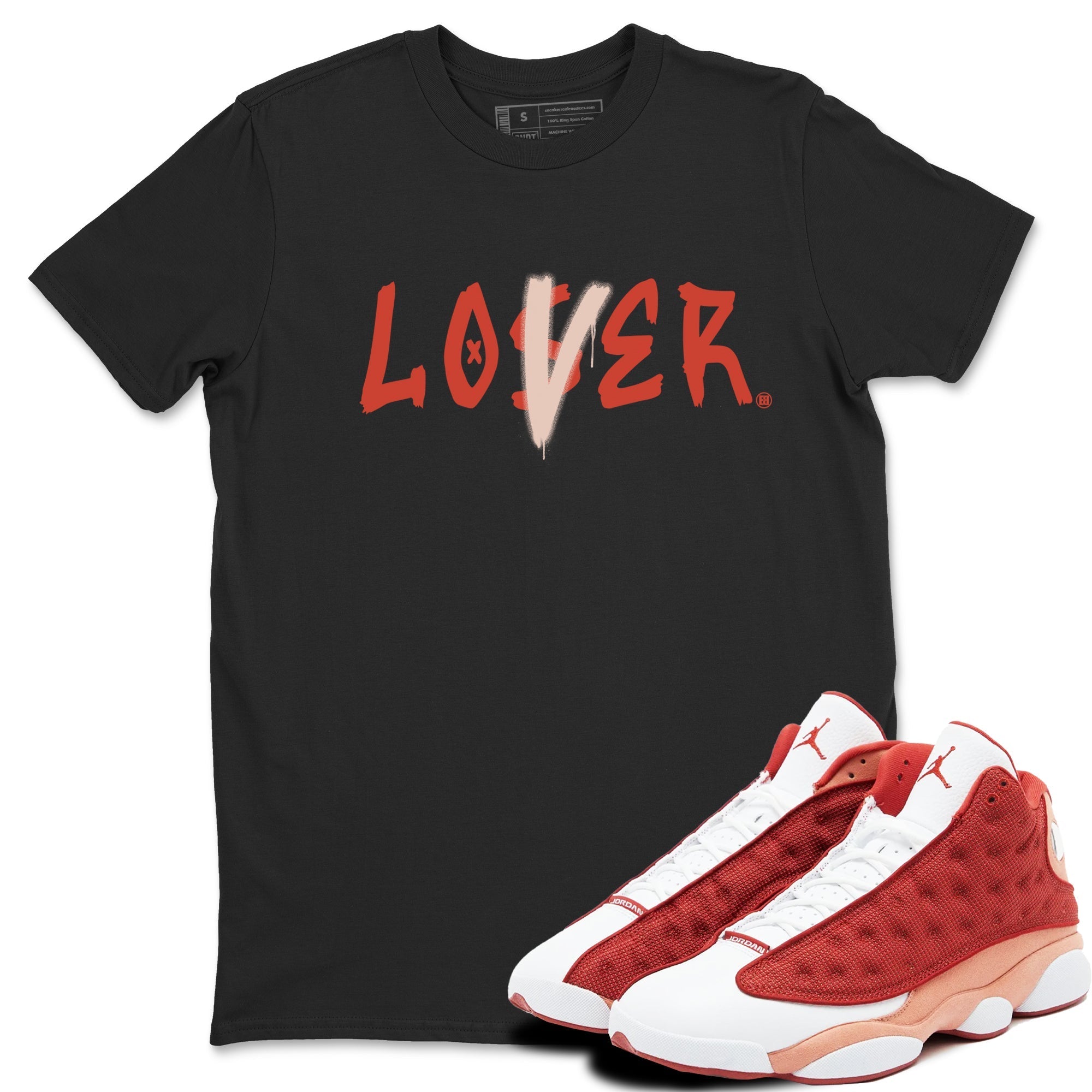 Loser Lover snkmatch Tees - Air Jordan 13 Dune Red