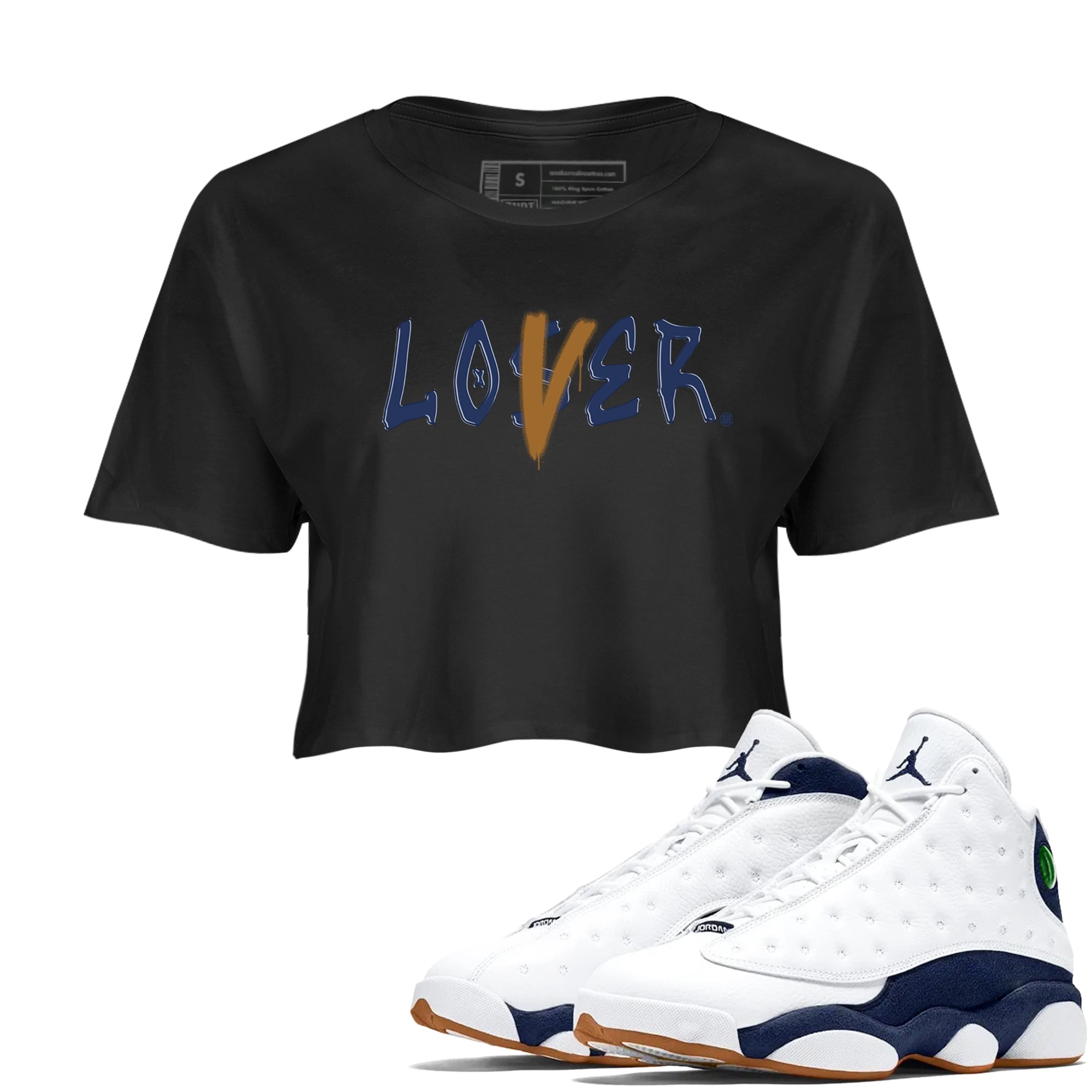 Loser Lover snkmatch Women's Top - Air Jordan 13 Midnight Navy