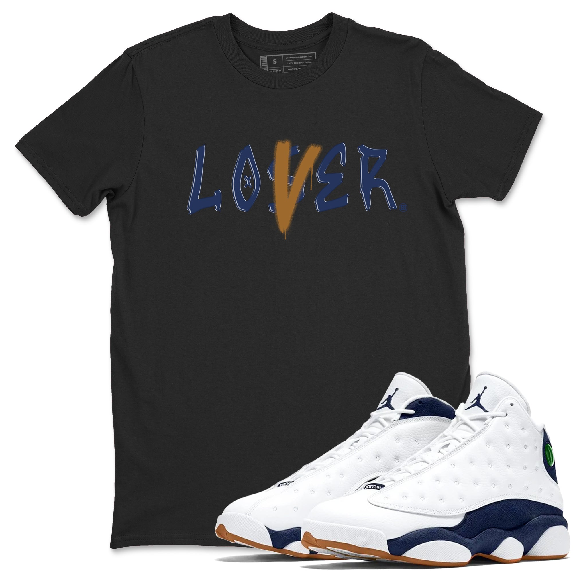Loser Lover snkmatch Tees - Air Jordan 13 Midnight Navy