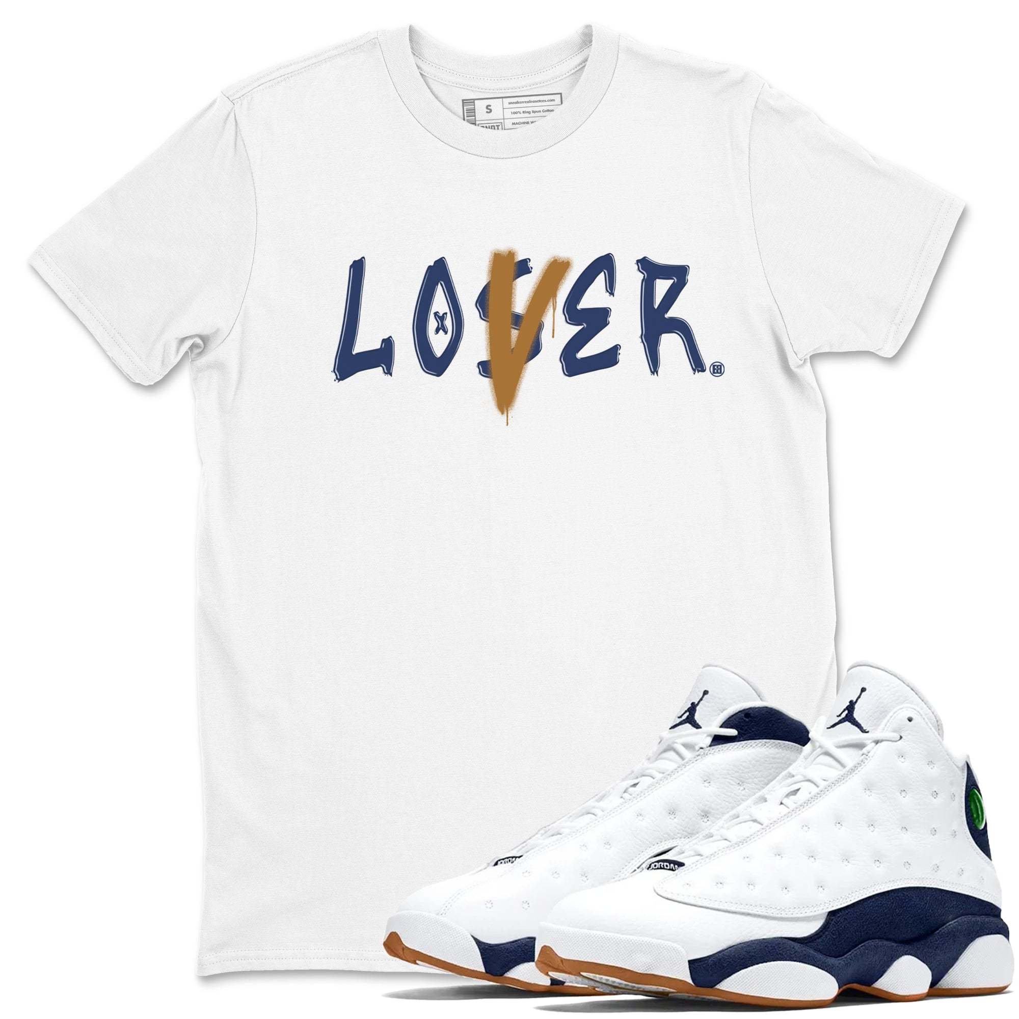 Loser Lover snkmatch Tees - Air Jordan 13 Midnight Navy