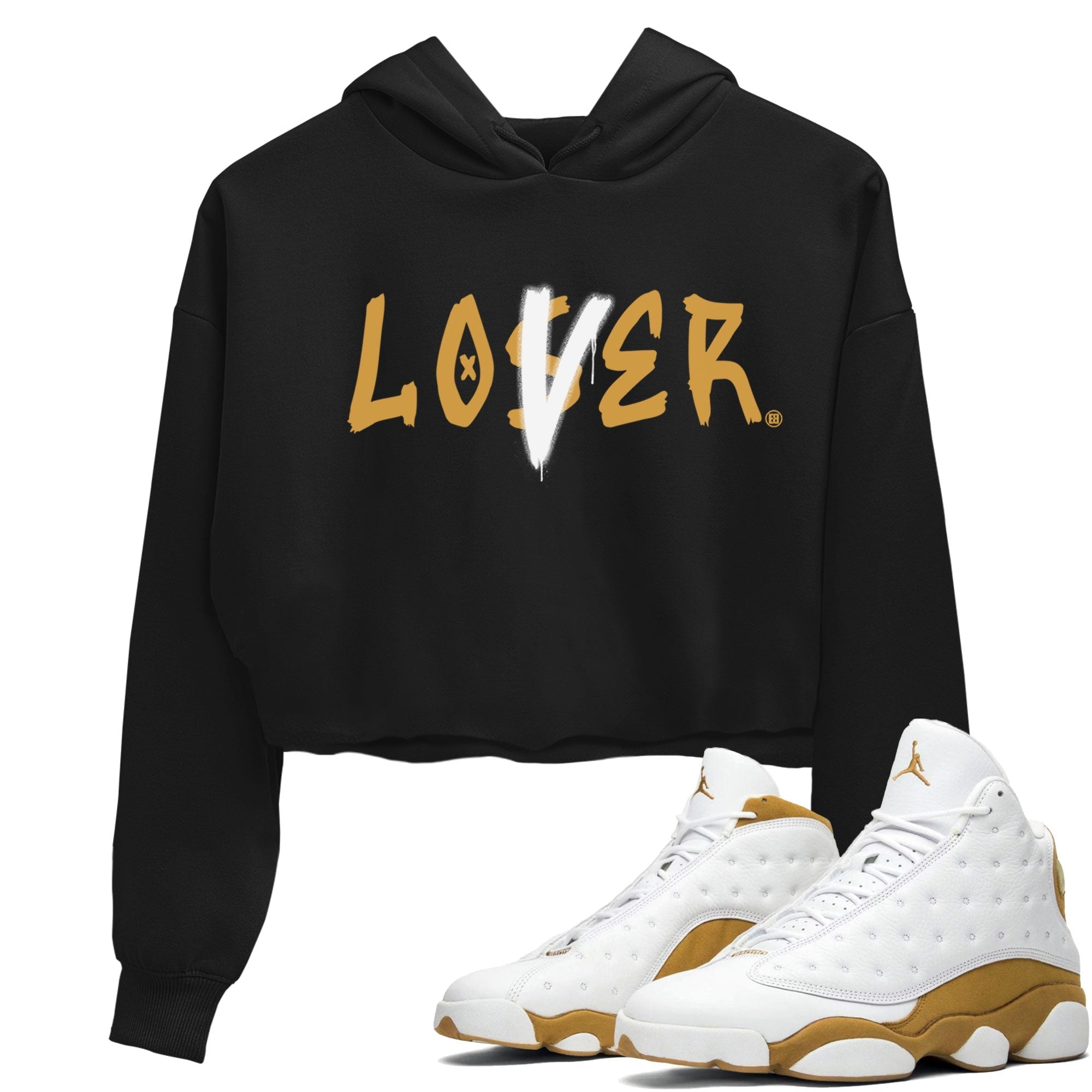 Loser Lover snkmatch Women's Top - Air Jordan 13 Wheat