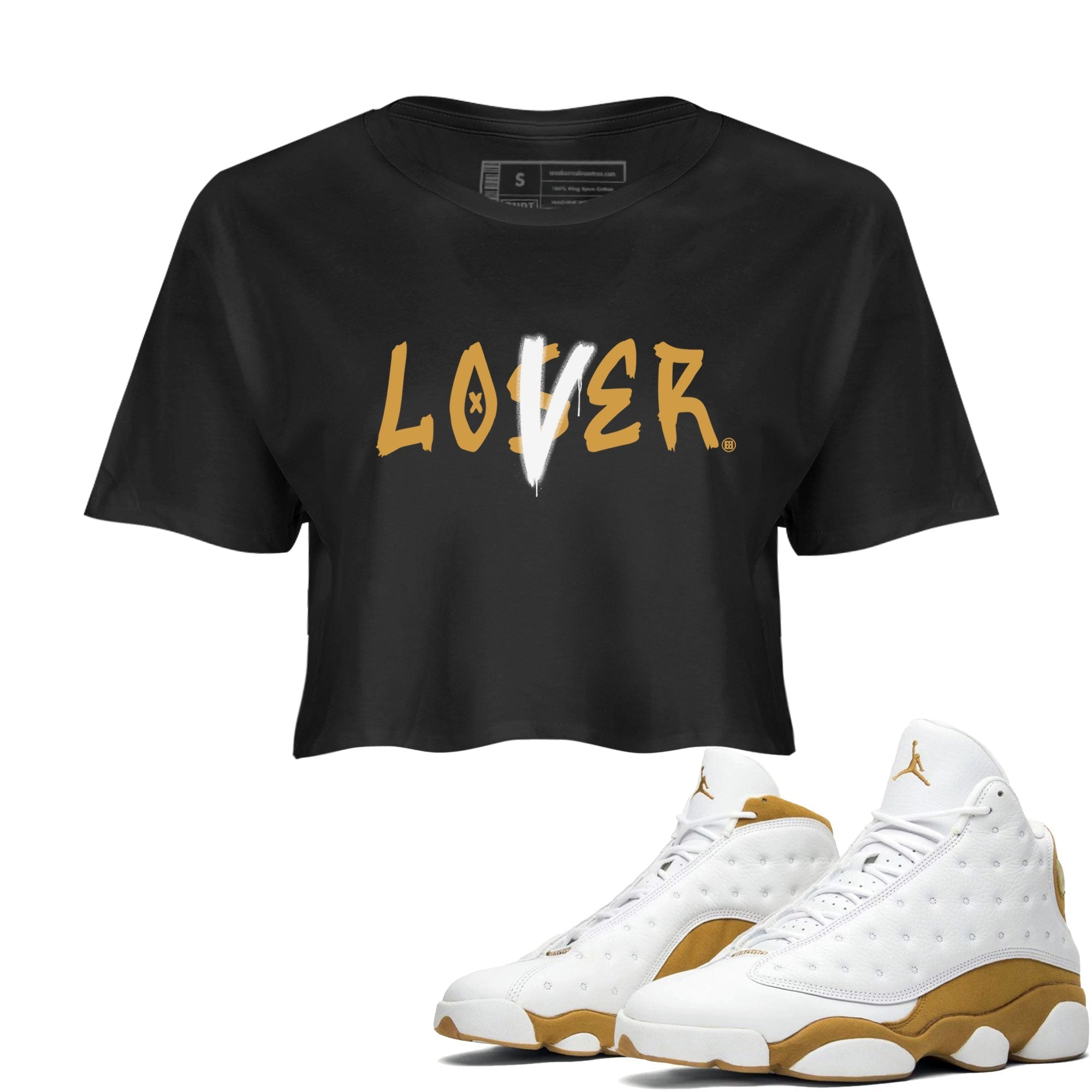 Loser Lover snkmatch Women's Top - Air Jordan 13 Wheat