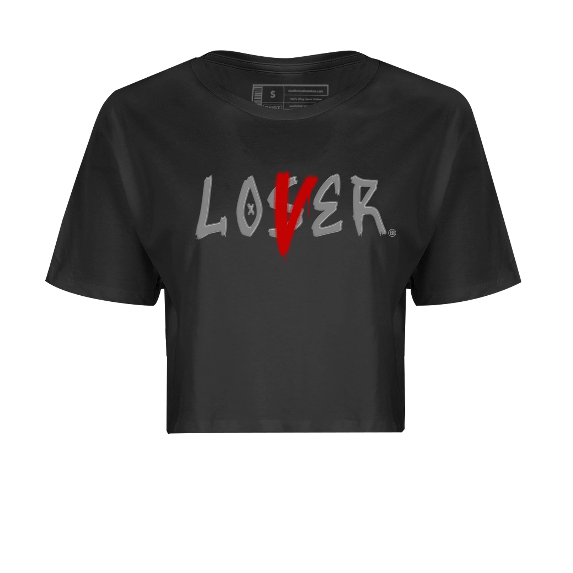 Loser Lover Women's Tops - Air Jordan 13 Wolf Grey