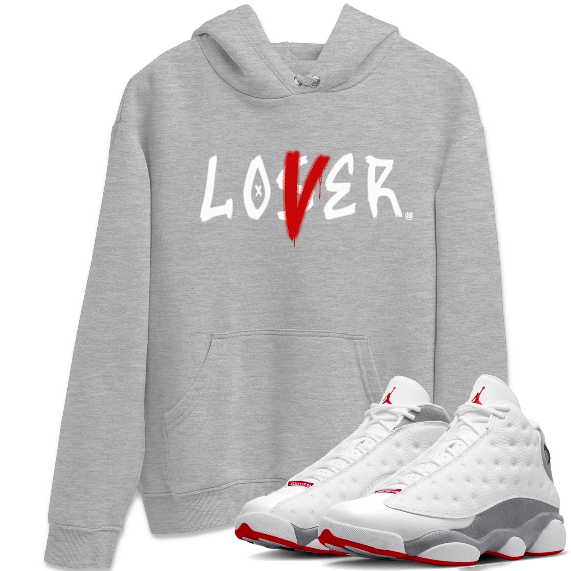 Loser Lover Unisex Tops - Air Jordan 13 Wolf Grey