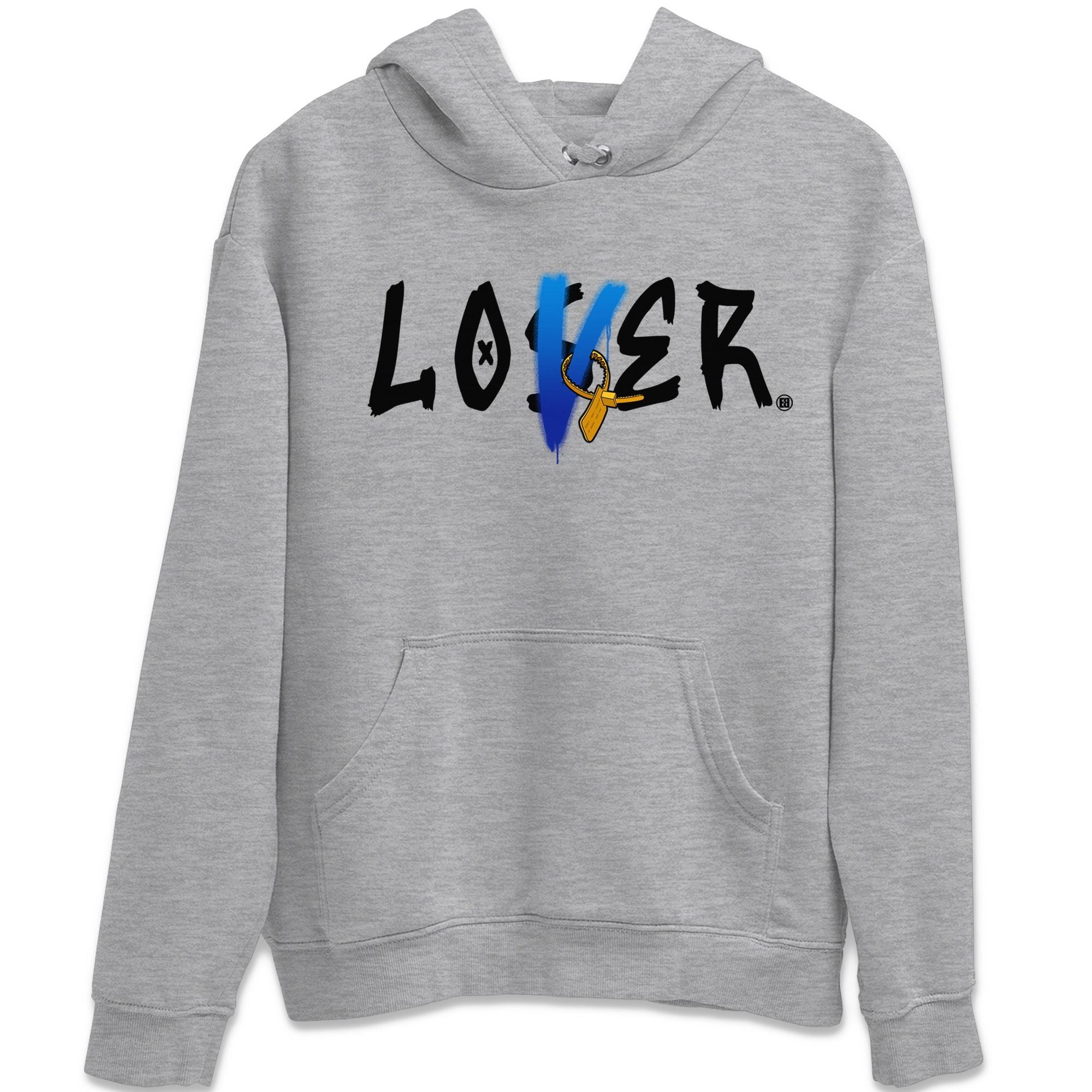 Loser Lover Unisex Tops - Air Jordan 2 OFF-WHITE Black Blue