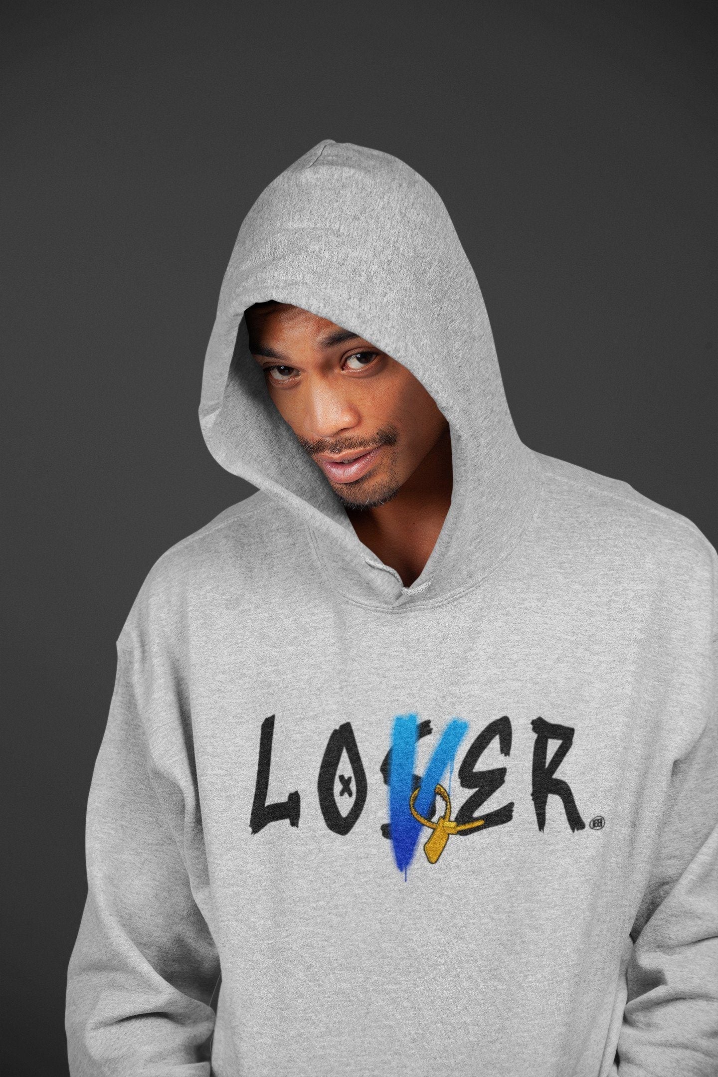 Loser Lover Unisex Tops - Air Jordan 2 OFF-WHITE Black Blue