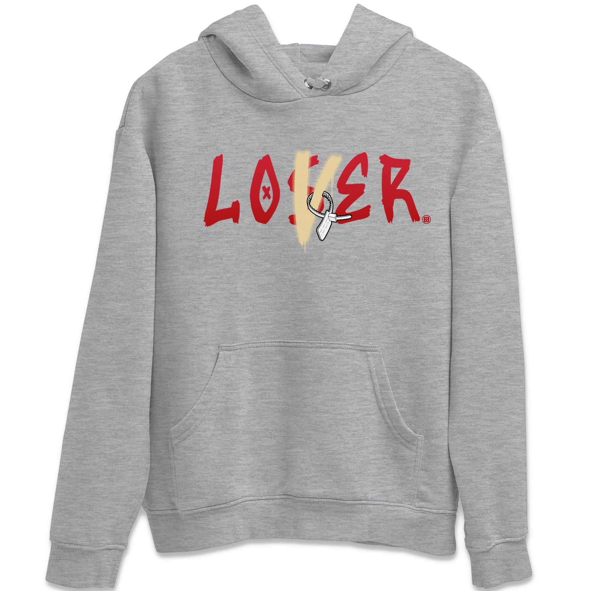 Loser Lover Unisex Tops - Air Jordan 2 OFF-WHITE Varsity Red