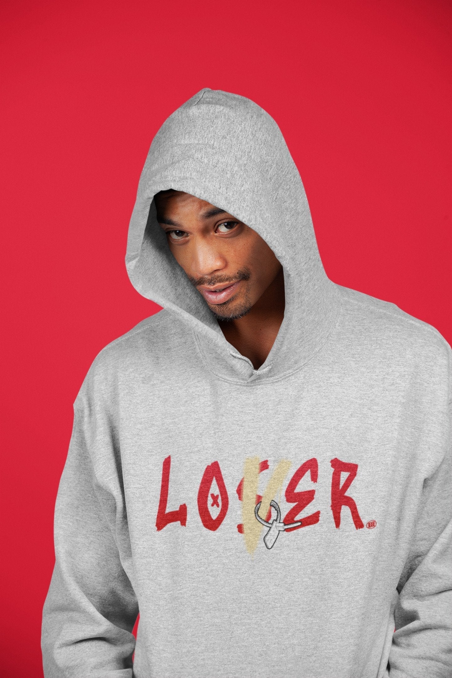 Loser Lover Unisex Tops - Air Jordan 2 OFF-WHITE Varsity Red