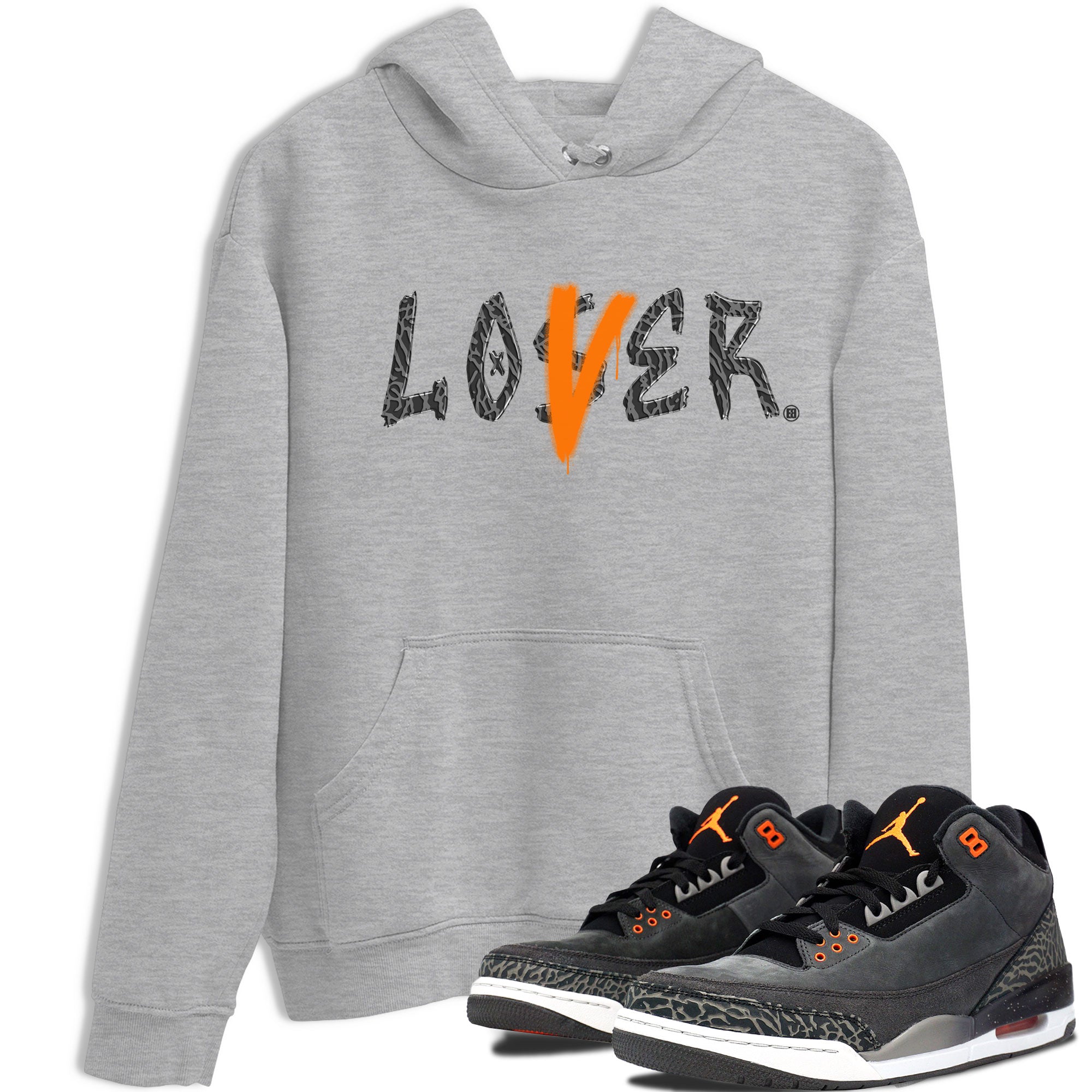 Loser Lover snkmatch Tee - Air Jordan 3 Fear
