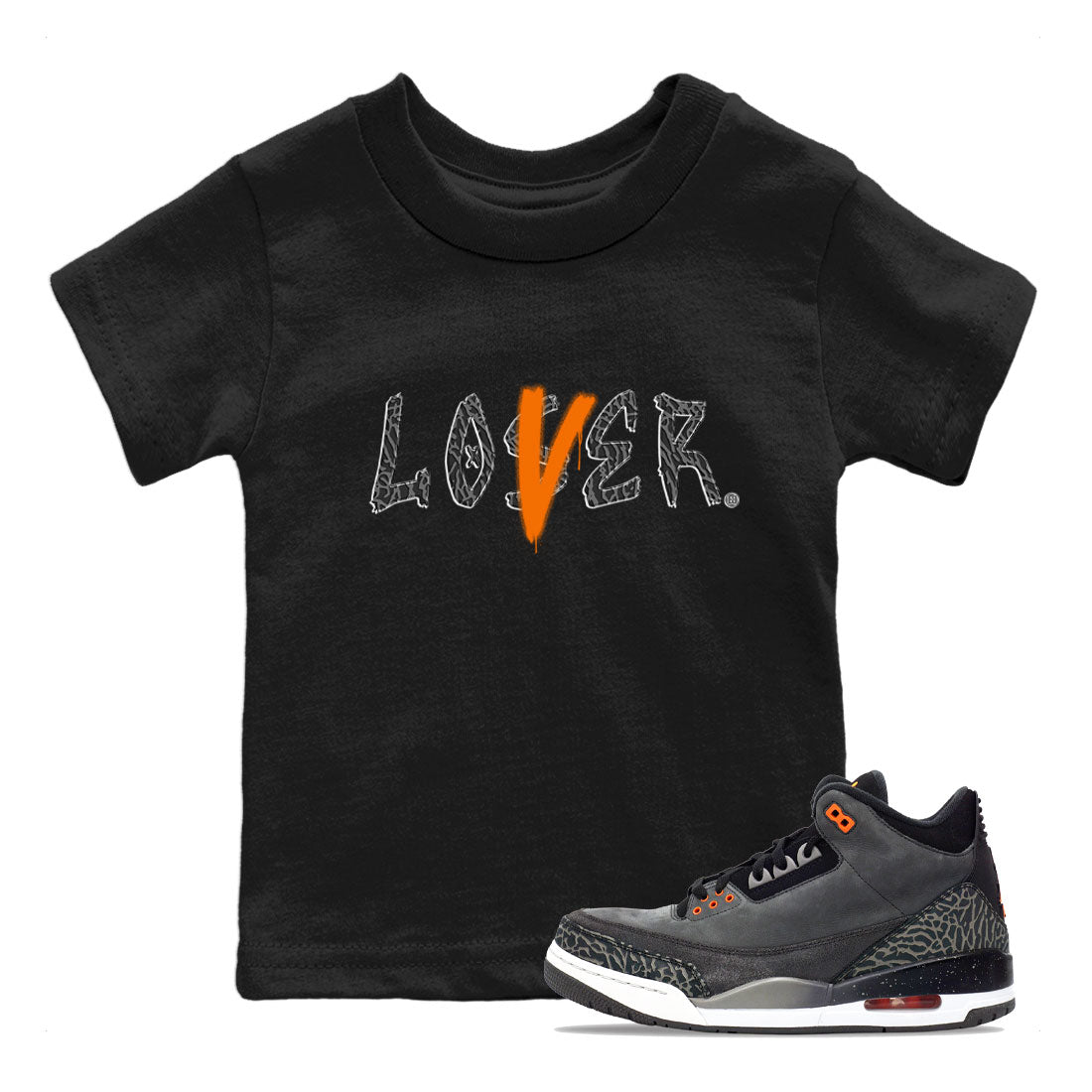 Loser Lover snkmatch Tee Kids - Air Jordan 3 Fear