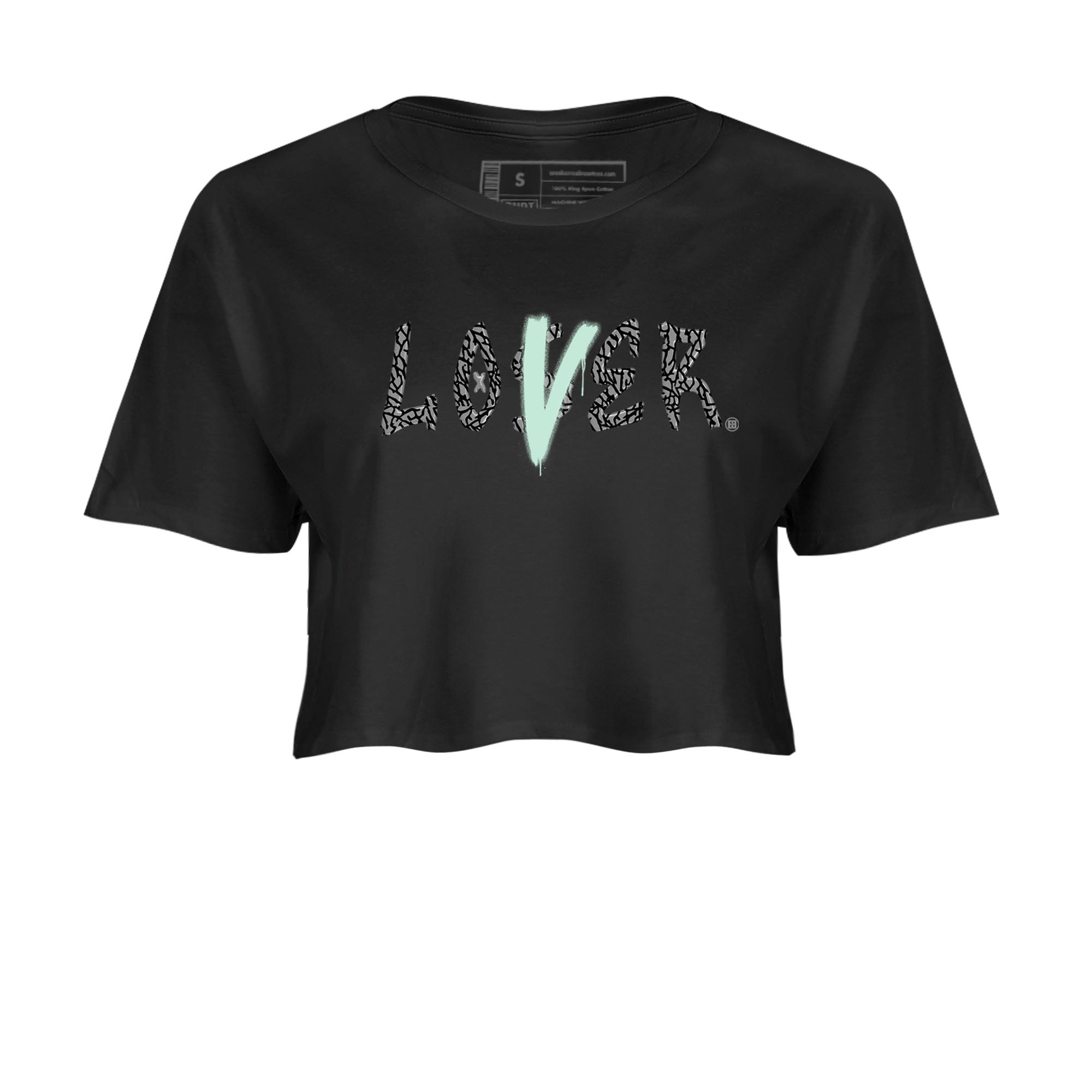 Loser Lover snkmatch Women's Top - Air Jordan 3 Green Glow