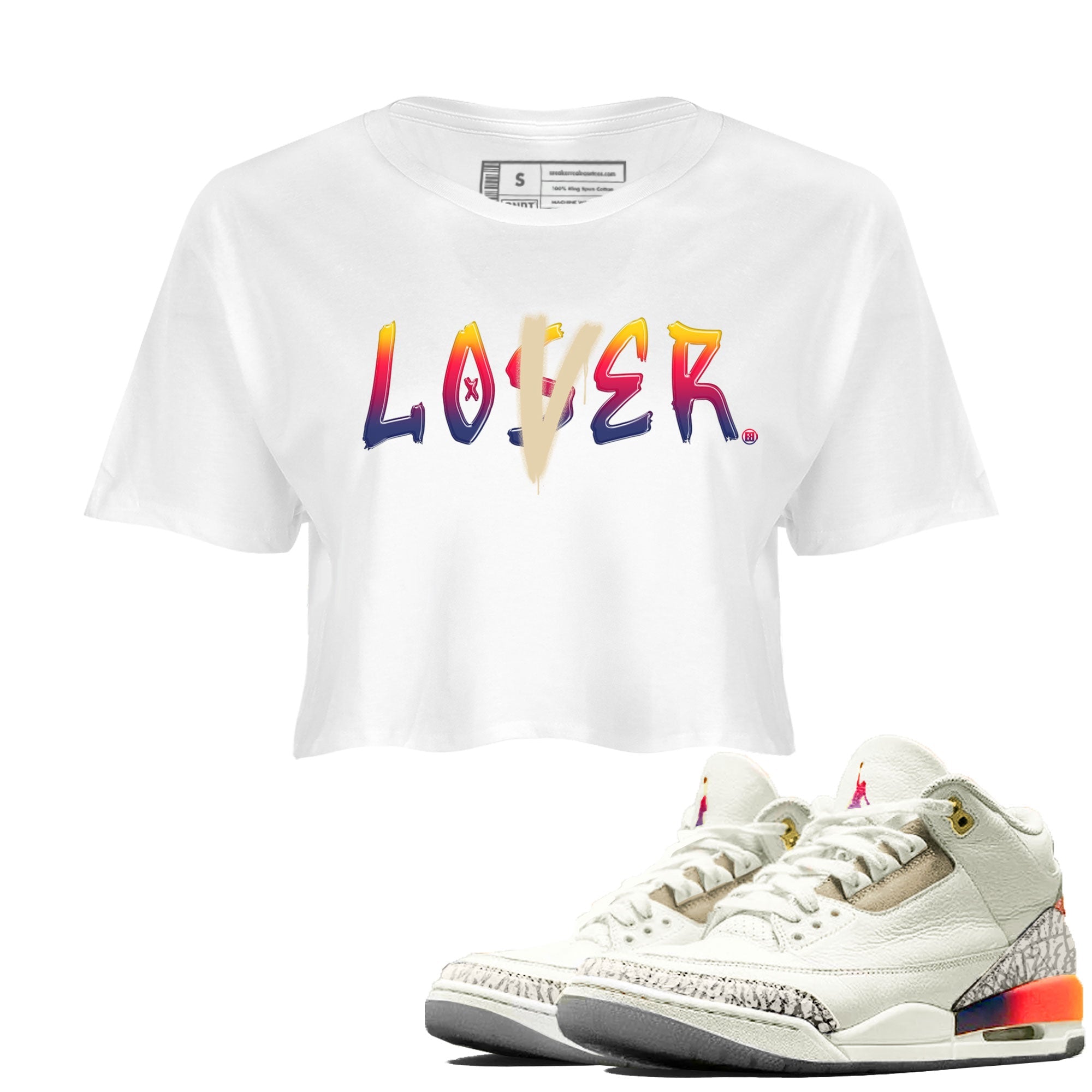 Loser Lover snkmatch Women's Top - Air Jordan 3 J Balvin