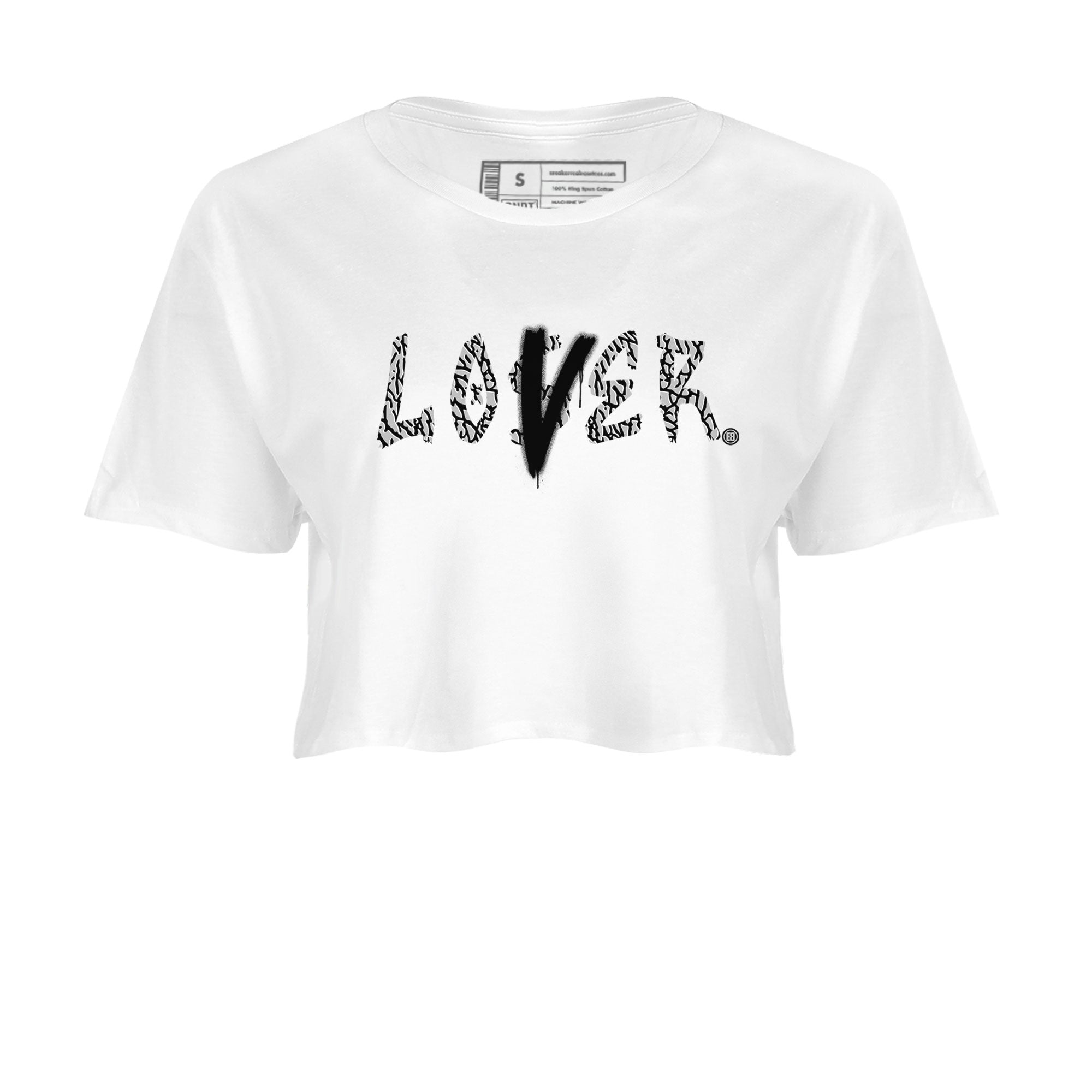 Loser Lover snkmatch Women's Top - Air Jordan 3 Off Noir