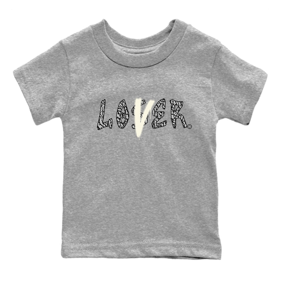 Loser Lover snkmatch Tee Kids - Air Jordan 3 Off Noir
