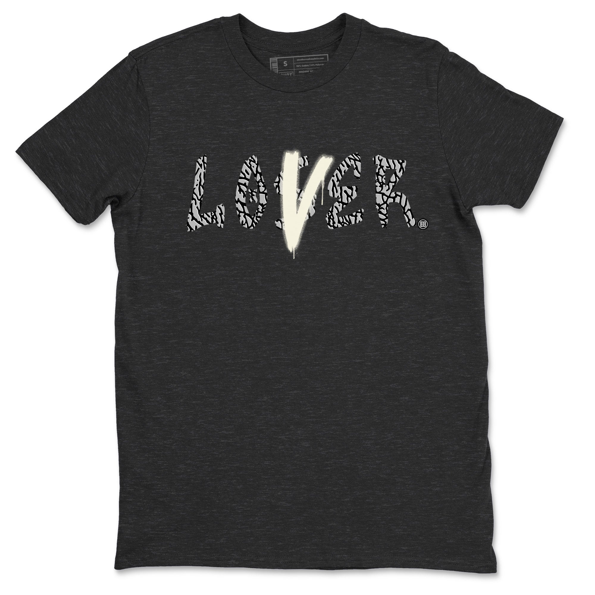 Loser Lover snkmatch Tee - Air Jordan 3 Off Noir