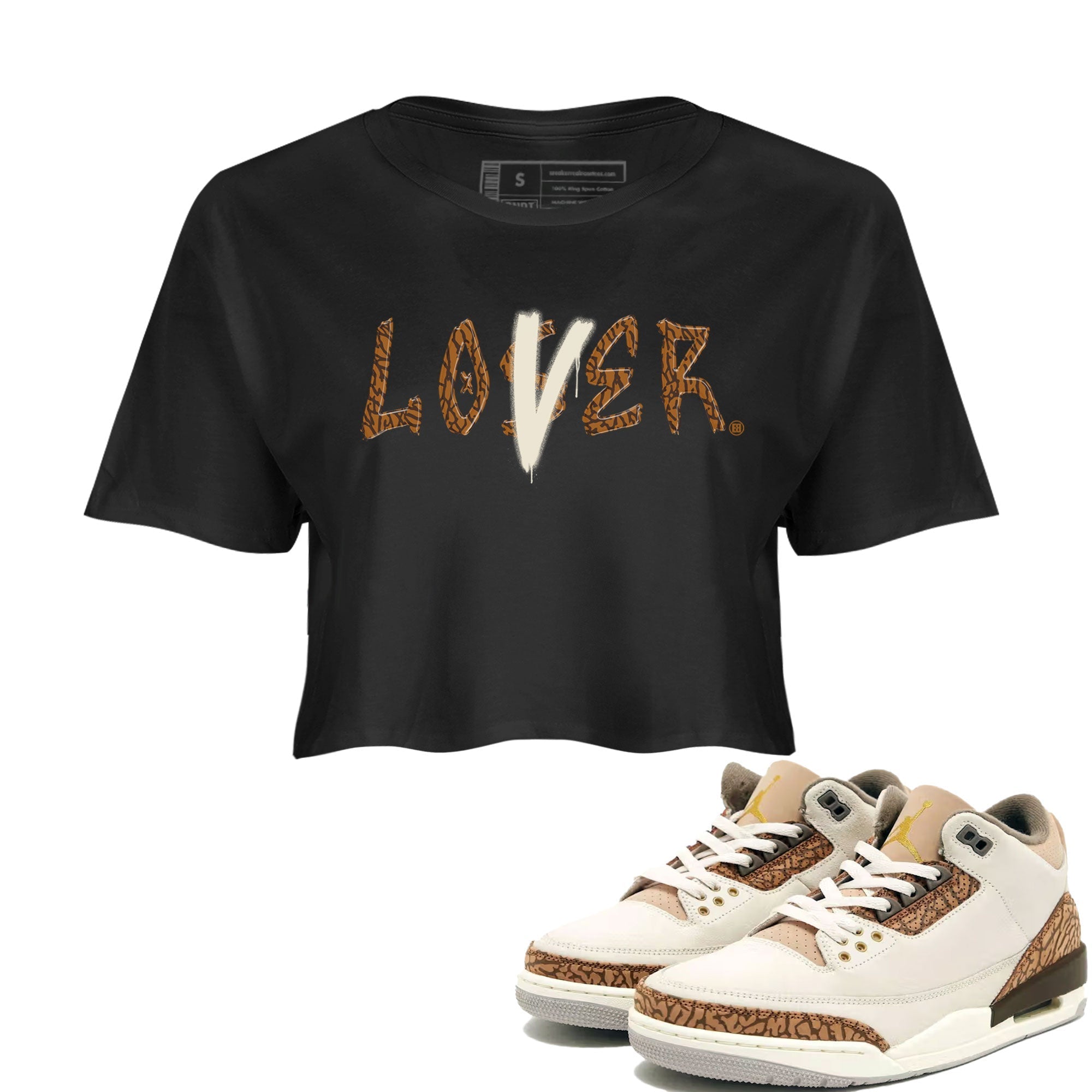 Loser Lover snkmatch Women's Top - Air Jordan 3 Palomino