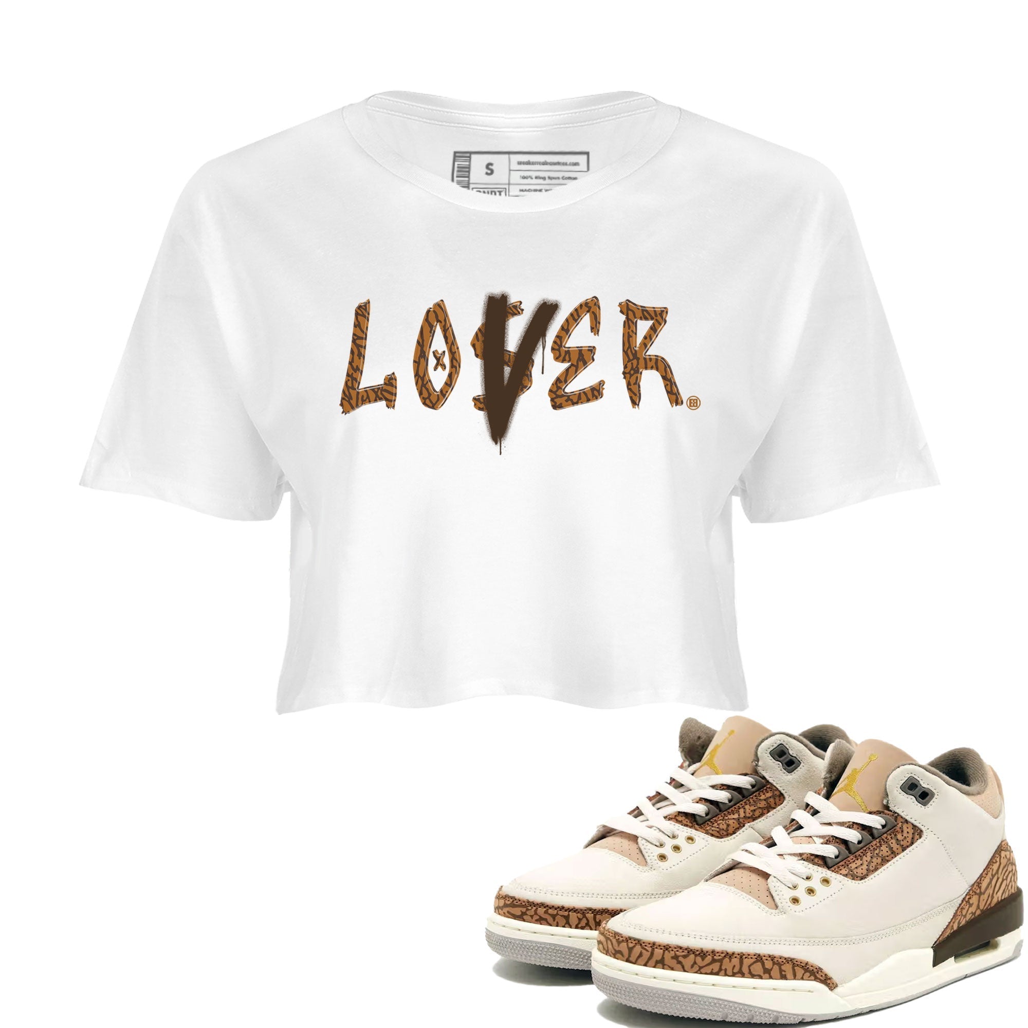Loser Lover snkmatch Women's Top - Air Jordan 3 Palomino