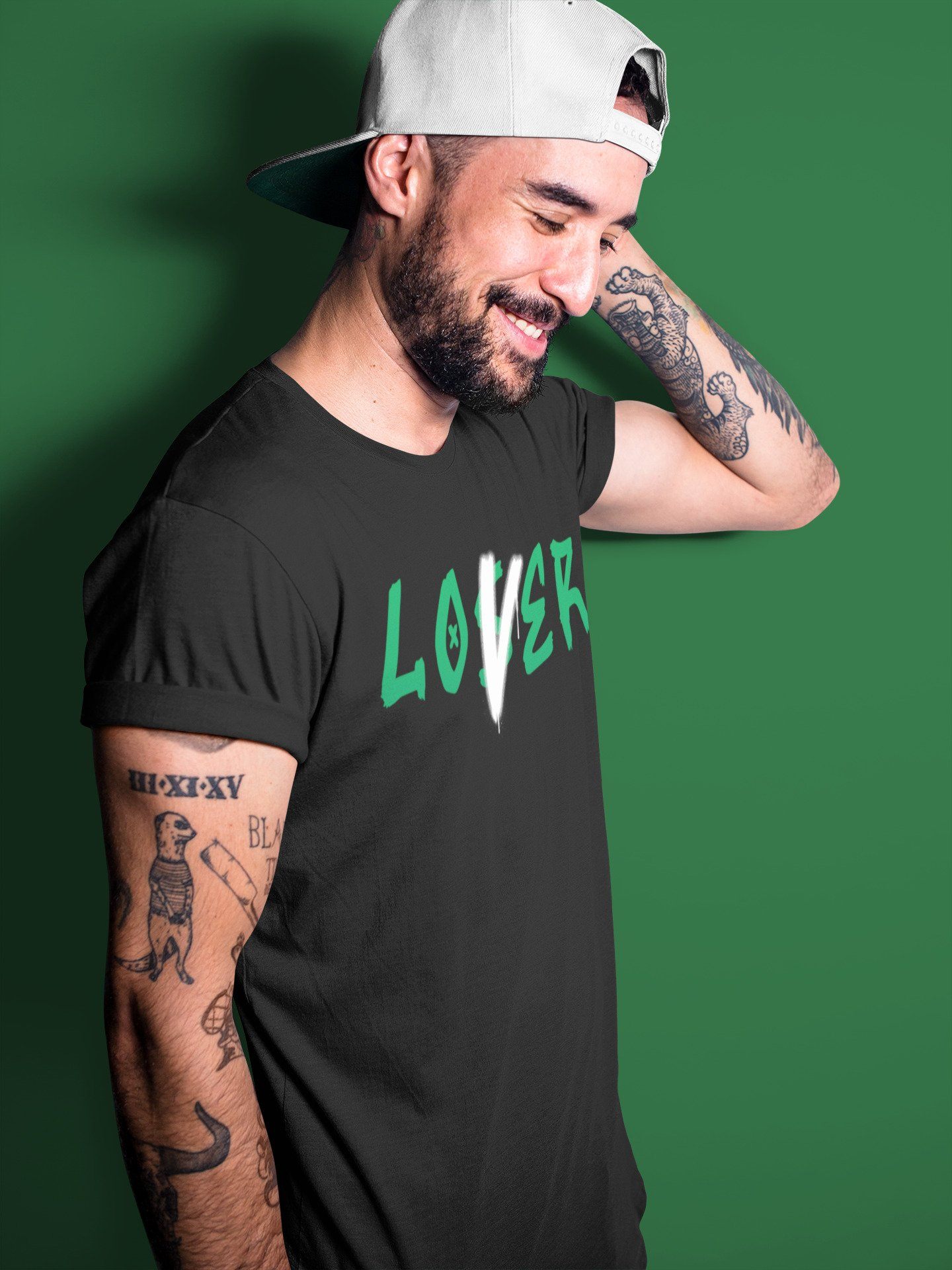 Loser Lover Unisex Tops - Air Jordan 3 Pine Green