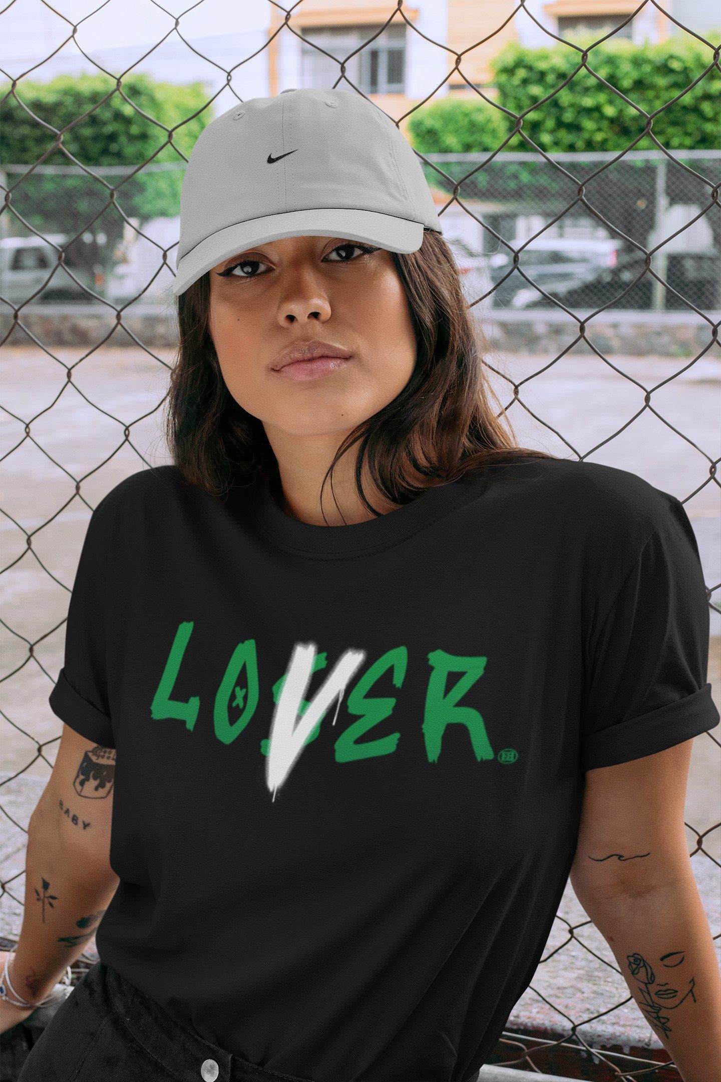 Loser Lover Unisex Tops - Air Jordan 3 Pine Green